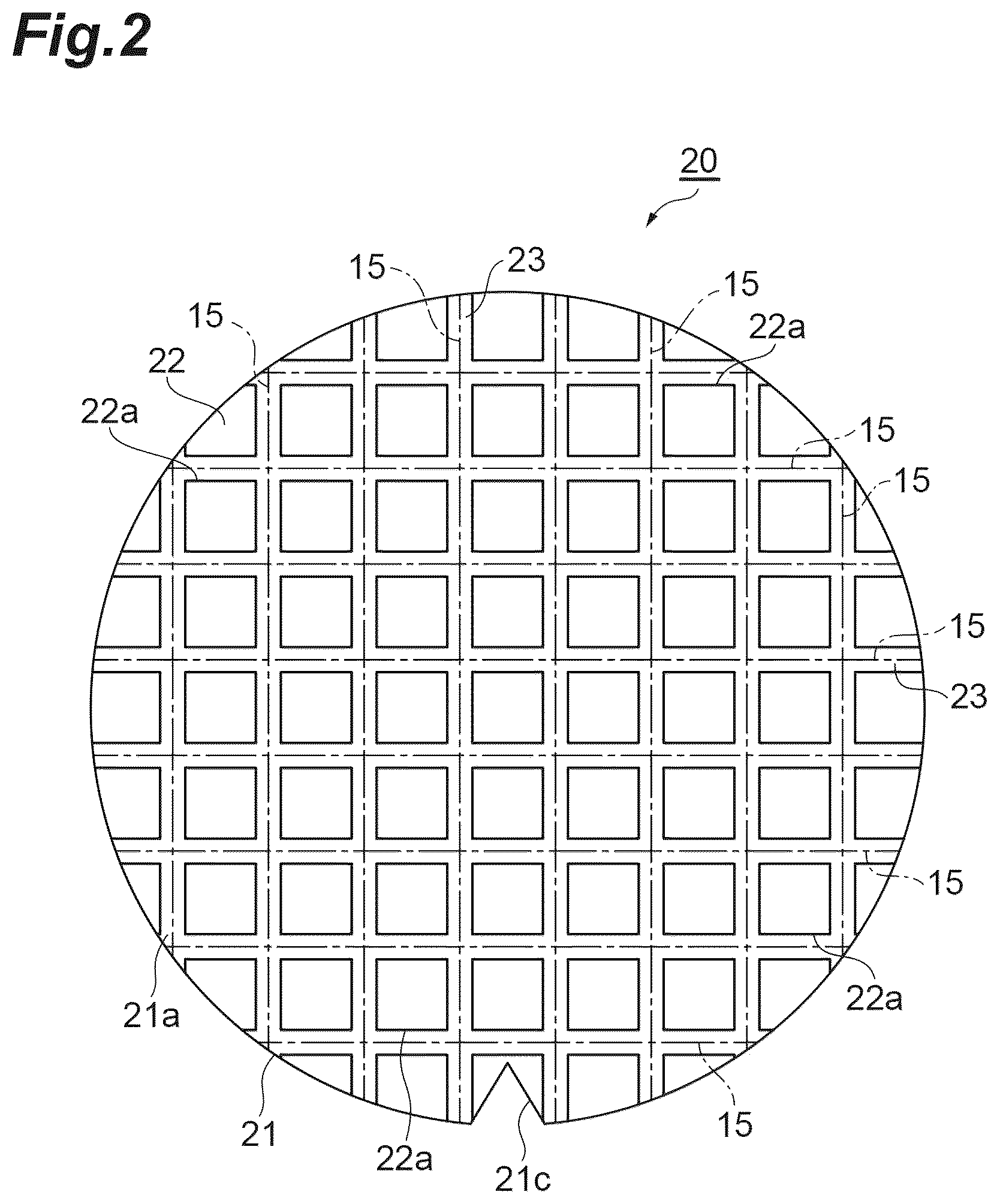 Patent US12327766 Figure 2 – Laser processing method, semiconductor device manufacturing method, and examination device