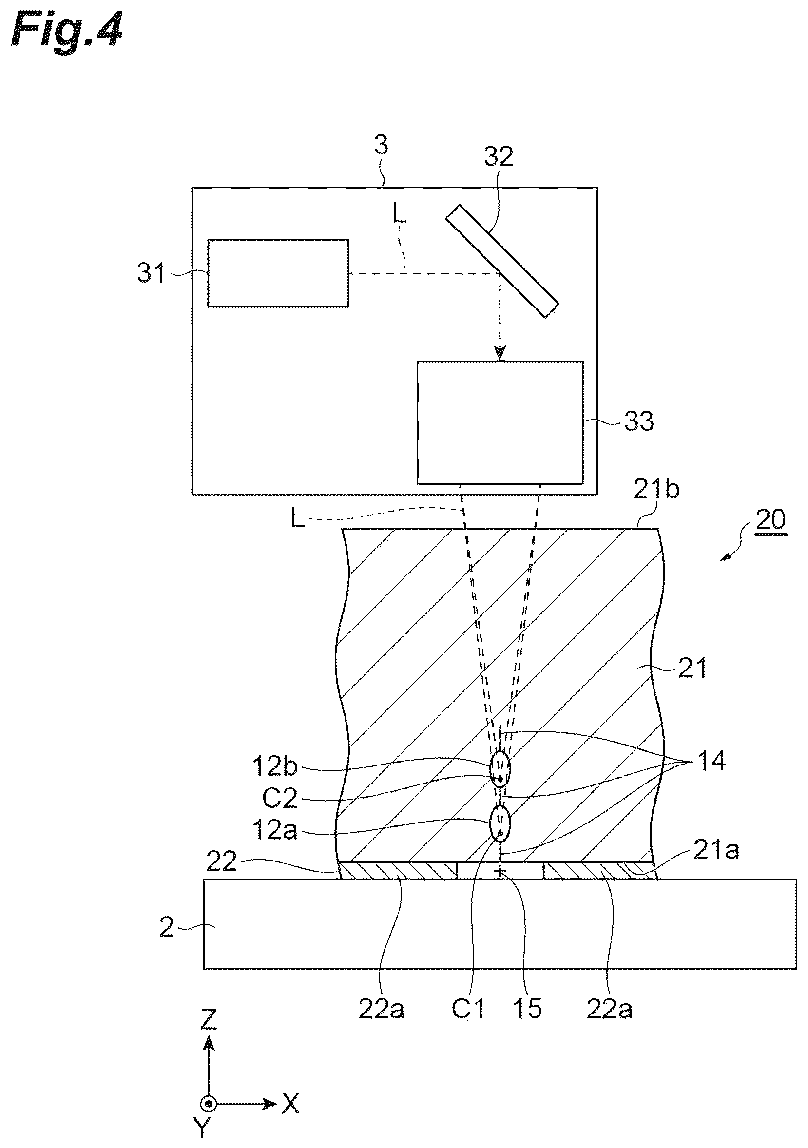 Patent US12327766 Figure 4 – Laser processing method, semiconductor device manufacturing method, and examination device