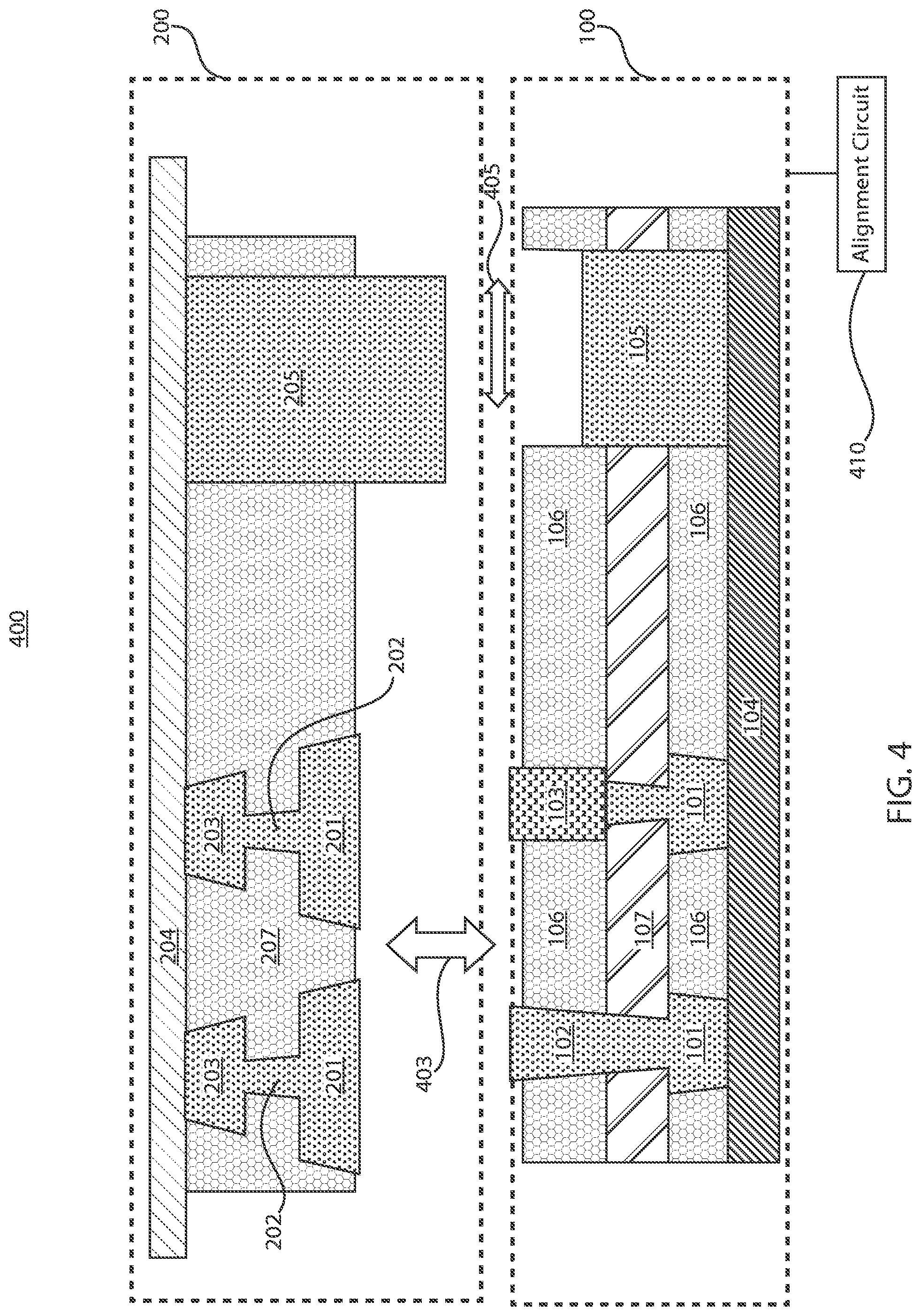 Patent US12327770 Figure 4 – Probe pad with built-in interconnect structure