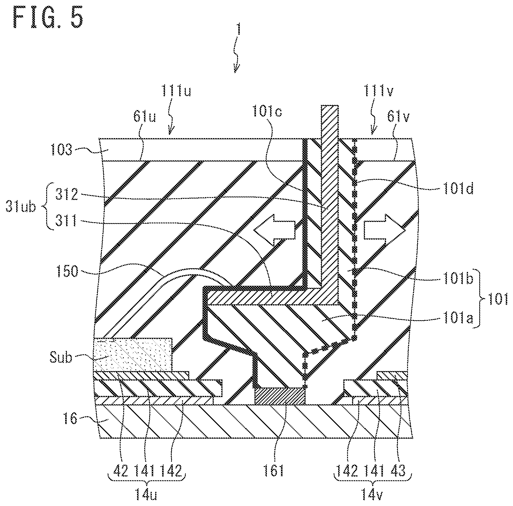 Patent US12327771 Figure 5 – Semiconductor module
