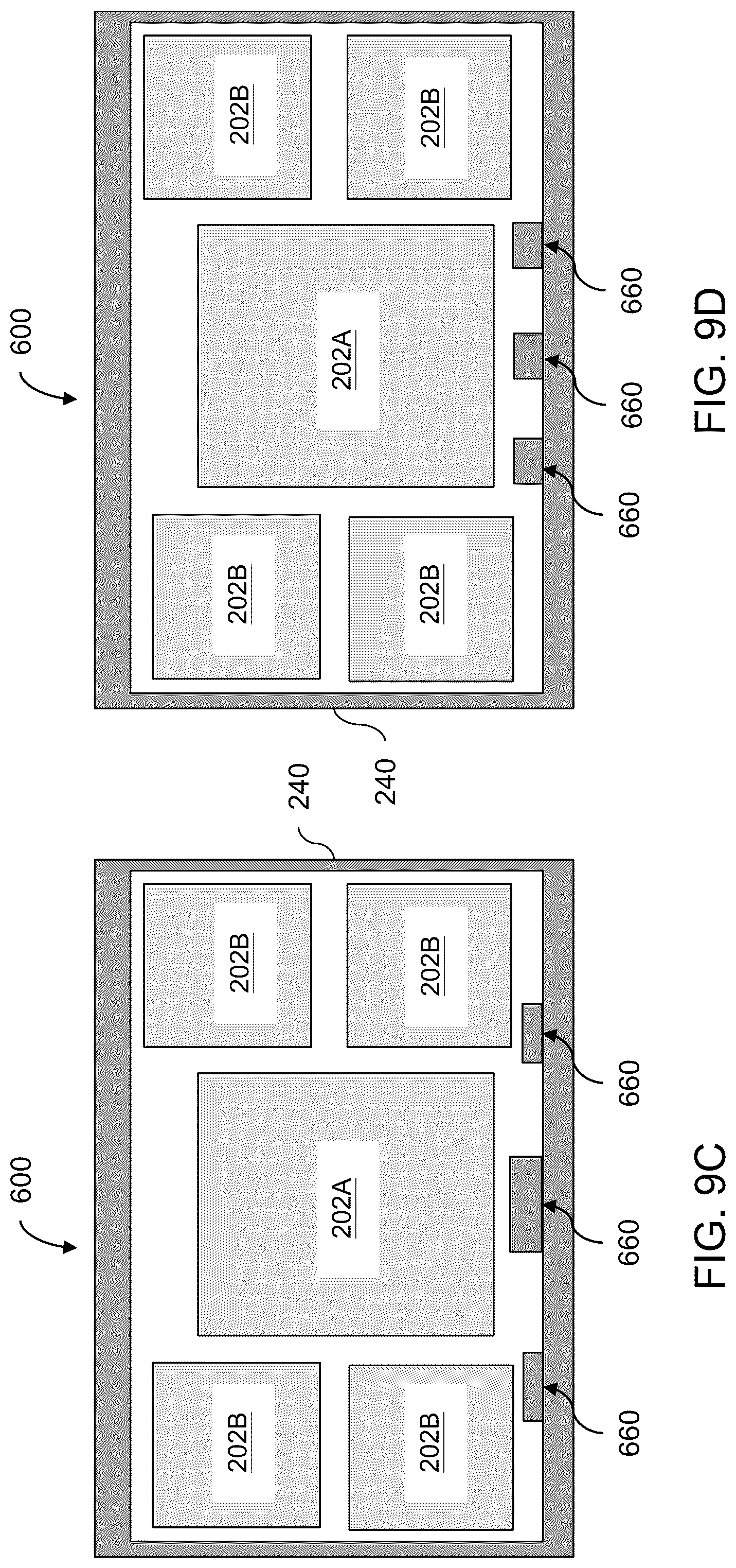 Patent US12327772 Figure 11 – Semiconductor package including stress-reduction structures and methods of forming the same