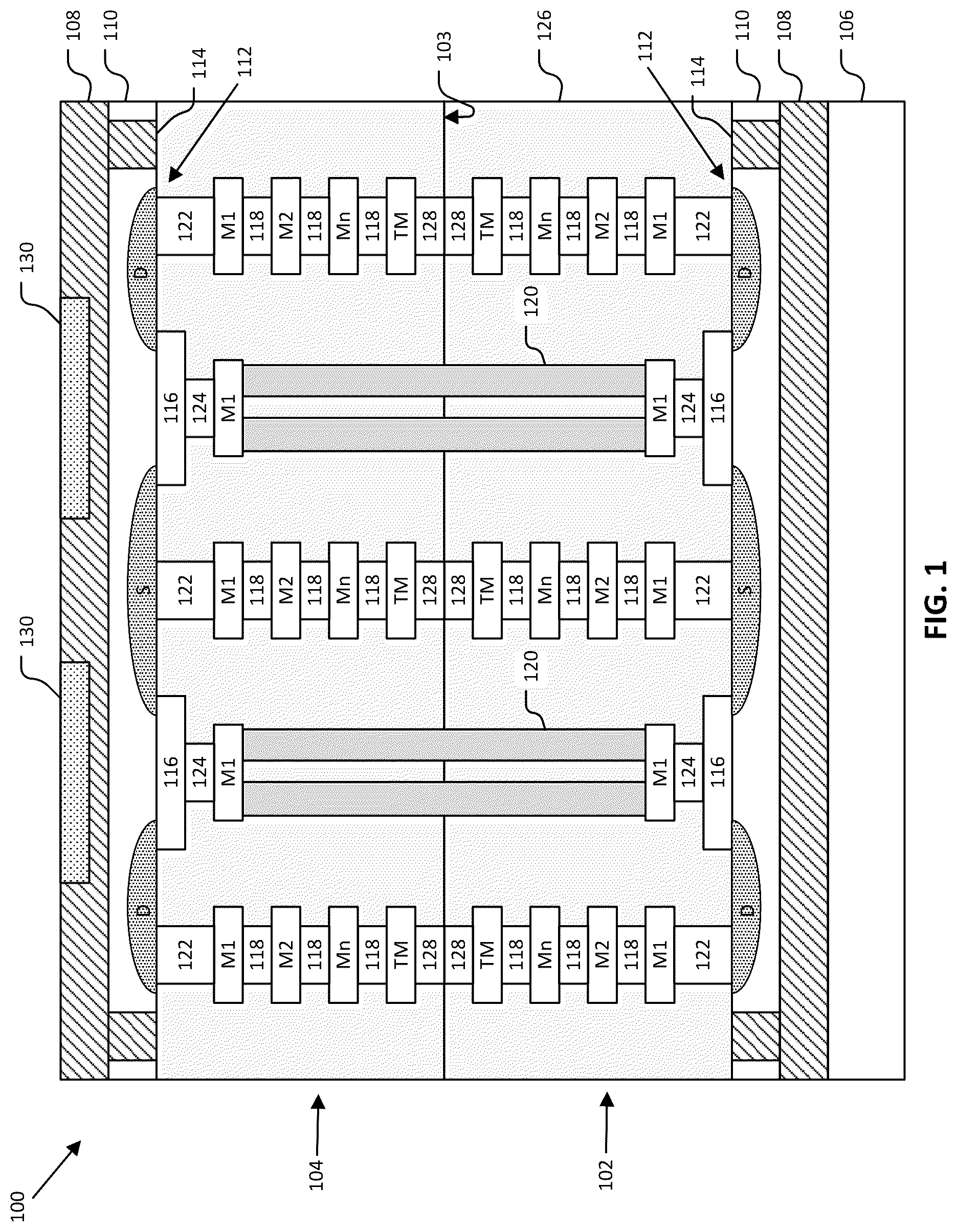 Patent US12327776 Figure 1 – Heat sink for face bonded semiconductor device