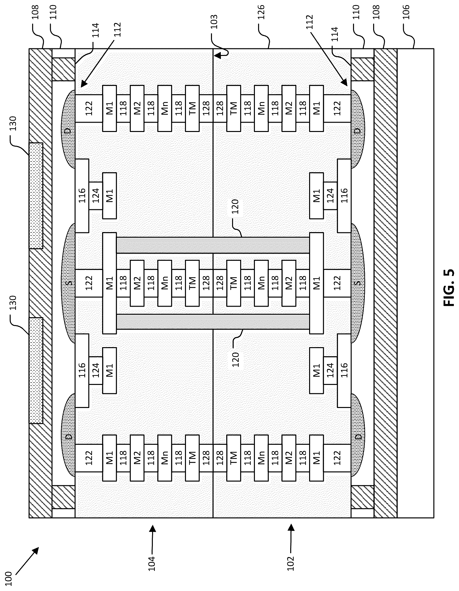 Patent US12327776 Figure 5 – Heat sink for face bonded semiconductor device