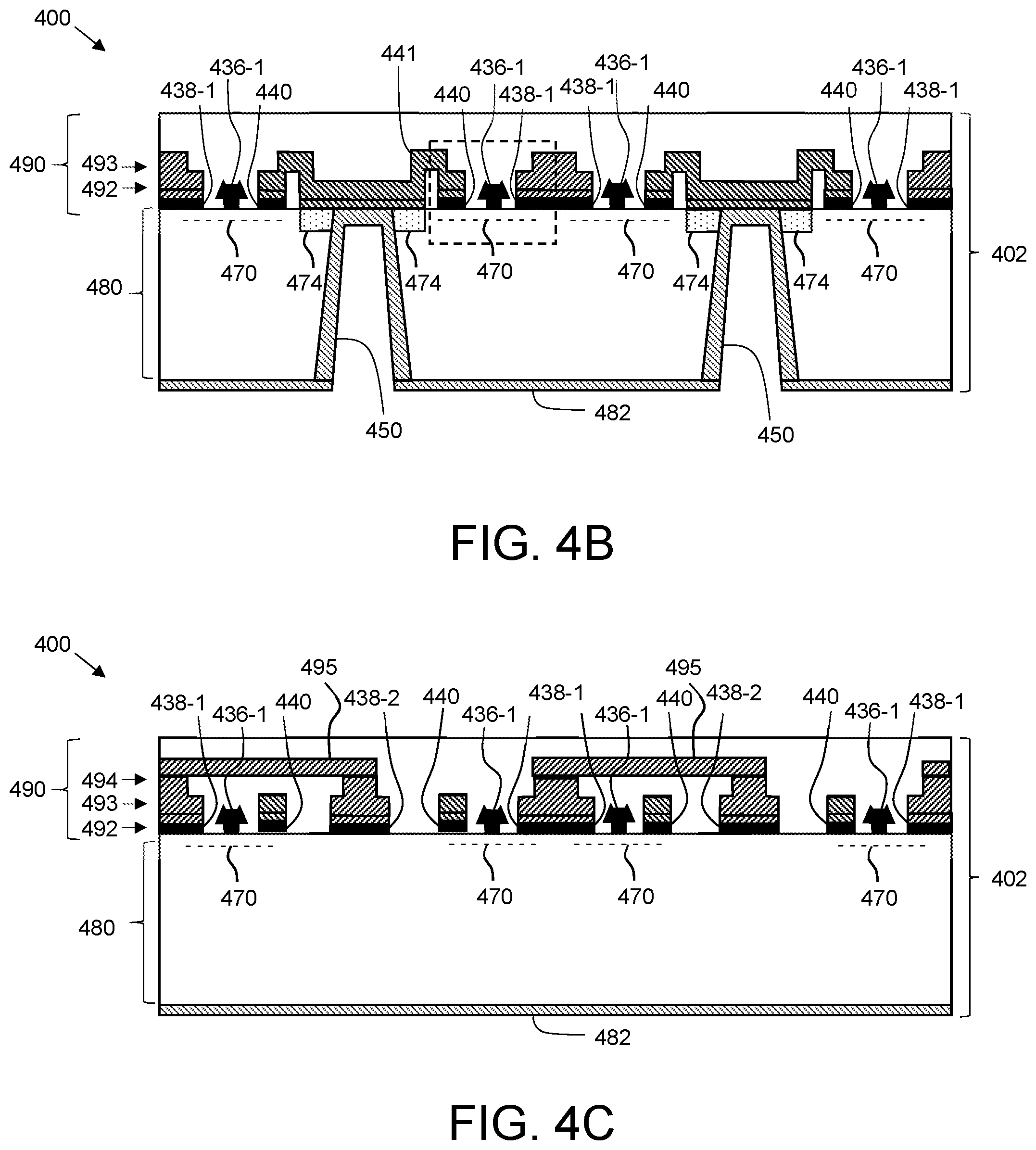 Patent US12327778 Figure 7 – Transistor die with primary and ancillary transistor elements