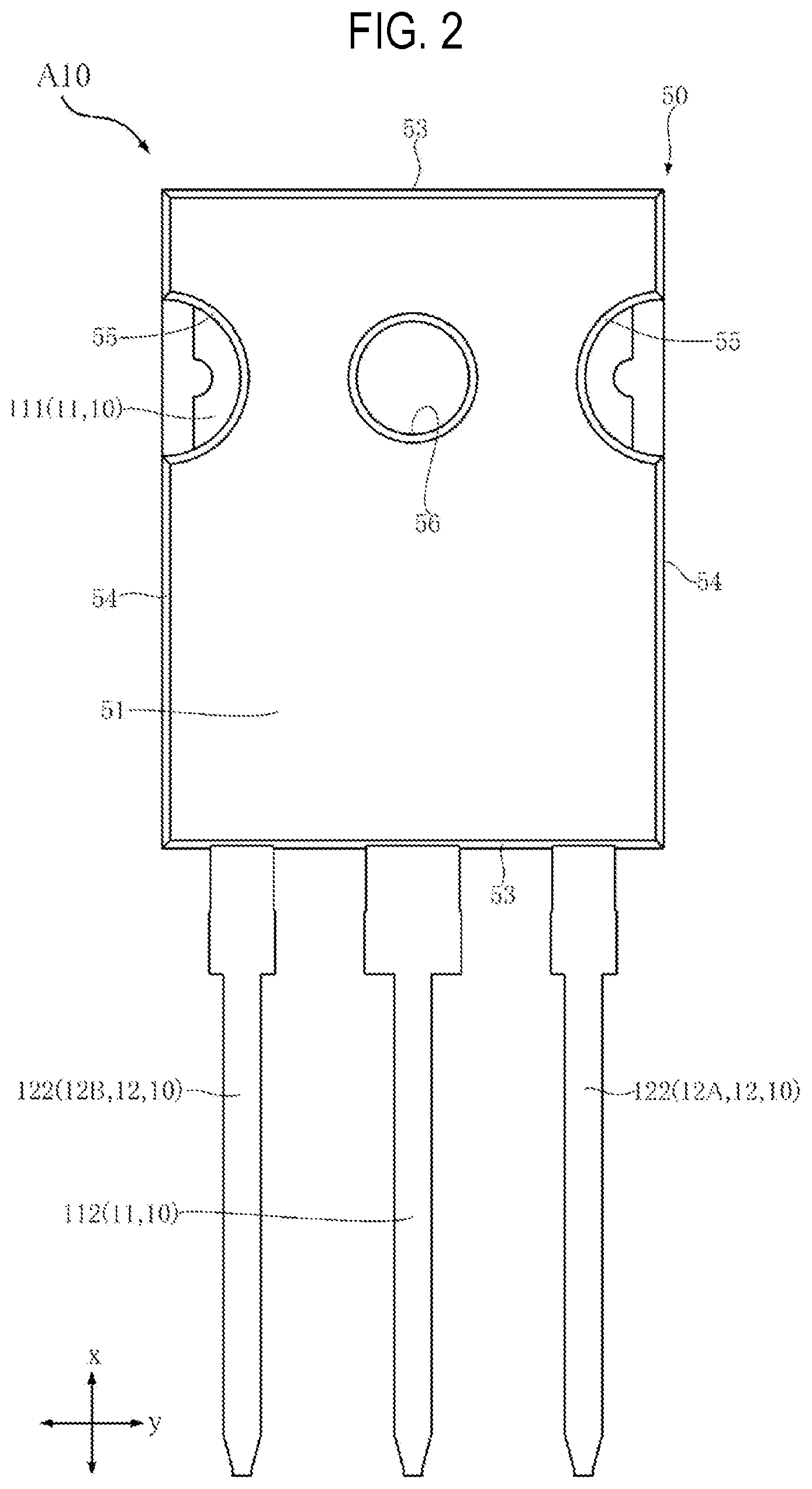 Patent US12327780 Figure 2 – Semiconductor device including a lead and a sealing resin