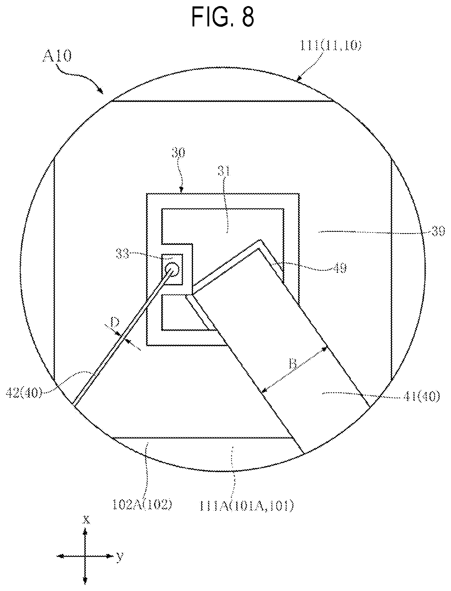 Patent US12327780 Figure 8 – Semiconductor device including a lead and a sealing resin