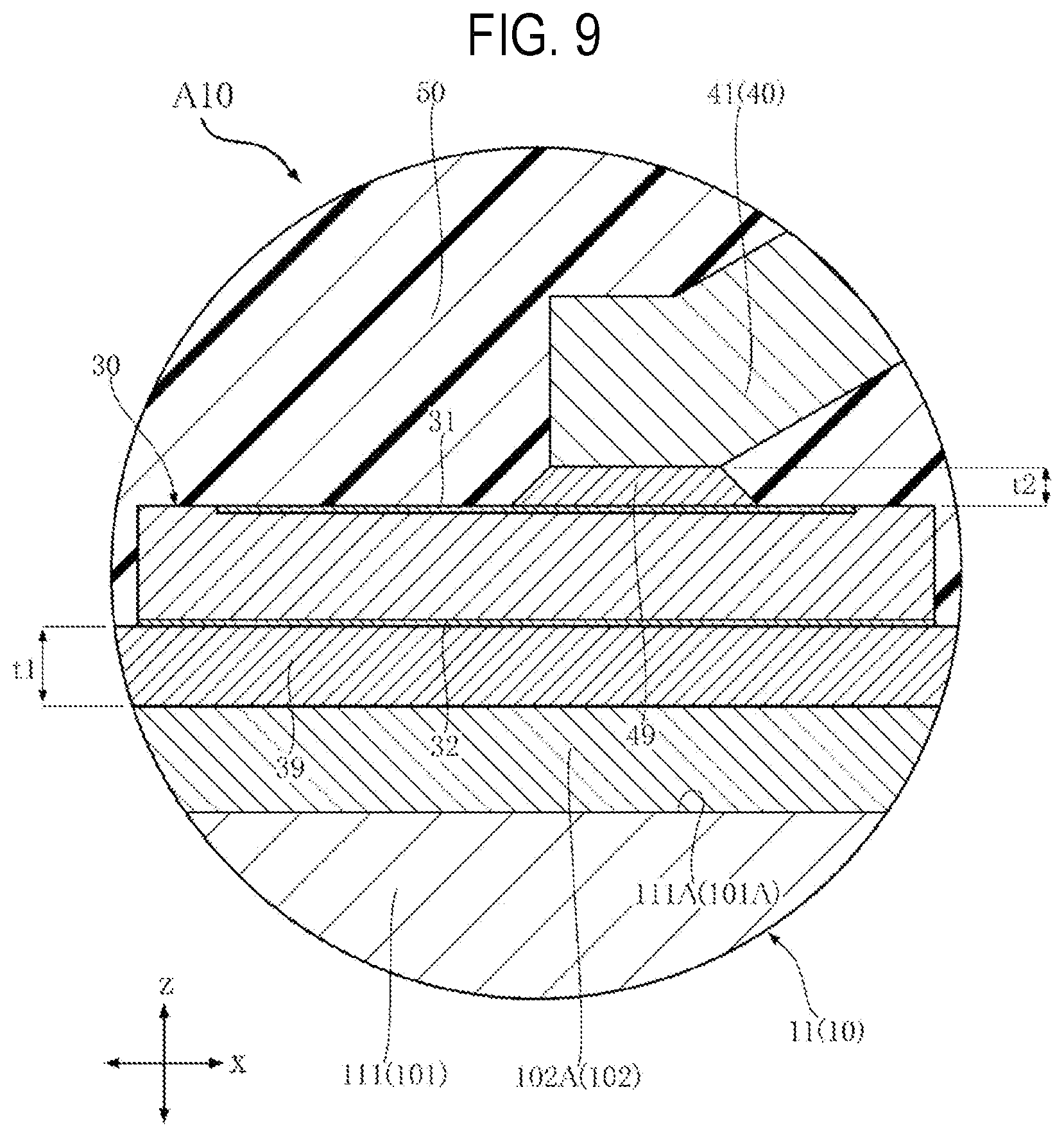 Patent US12327780 Figure 9 – Semiconductor device including a lead and a sealing resin