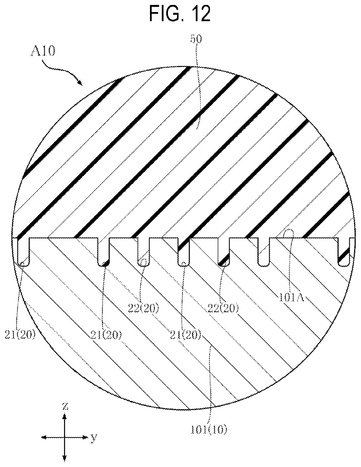 Patent US12327780 Figure 12 – Semiconductor device including a lead and a sealing resin