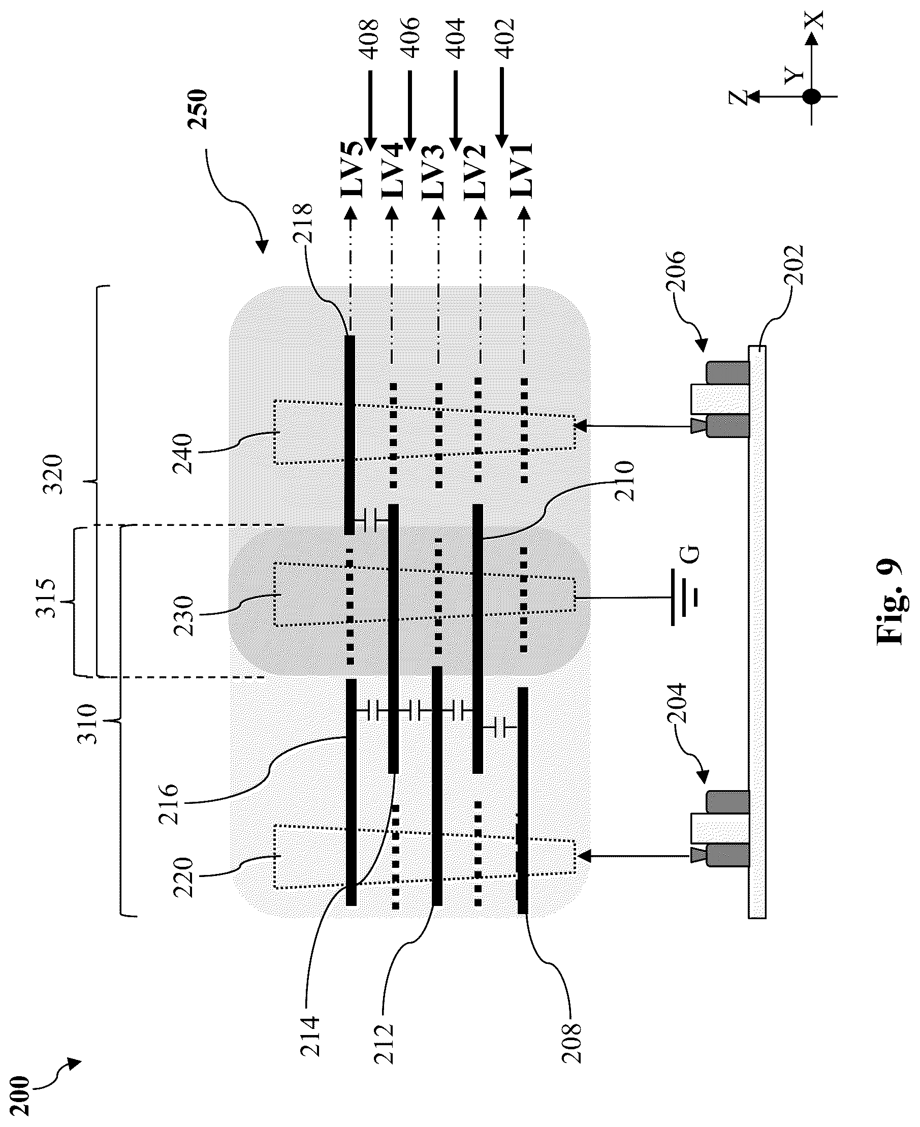 Patent US12327785 Figure 9 – High voltage passive device structure