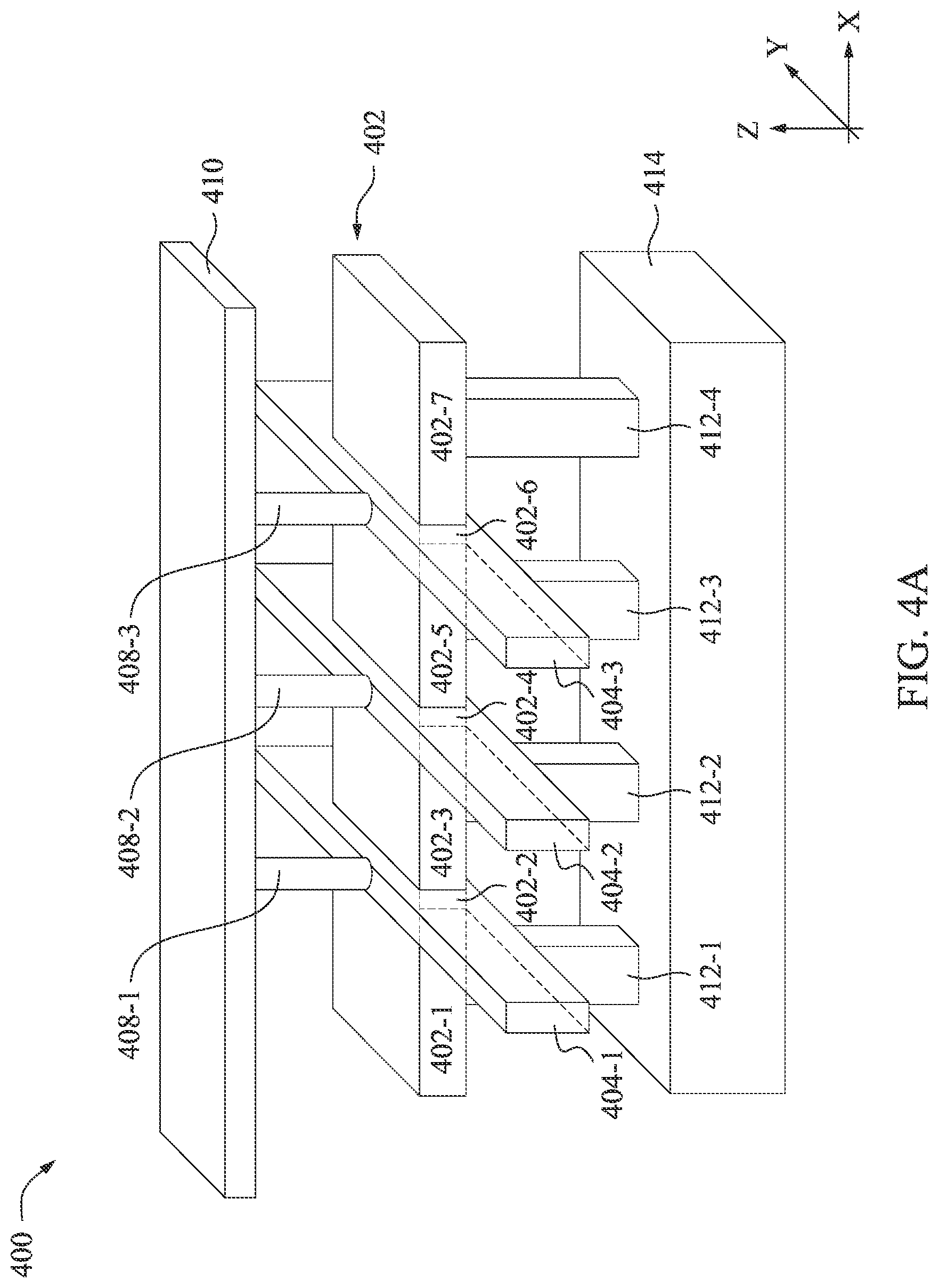 Patent US12327786 Figure 5 – Decoupling capacitors with back side power rails