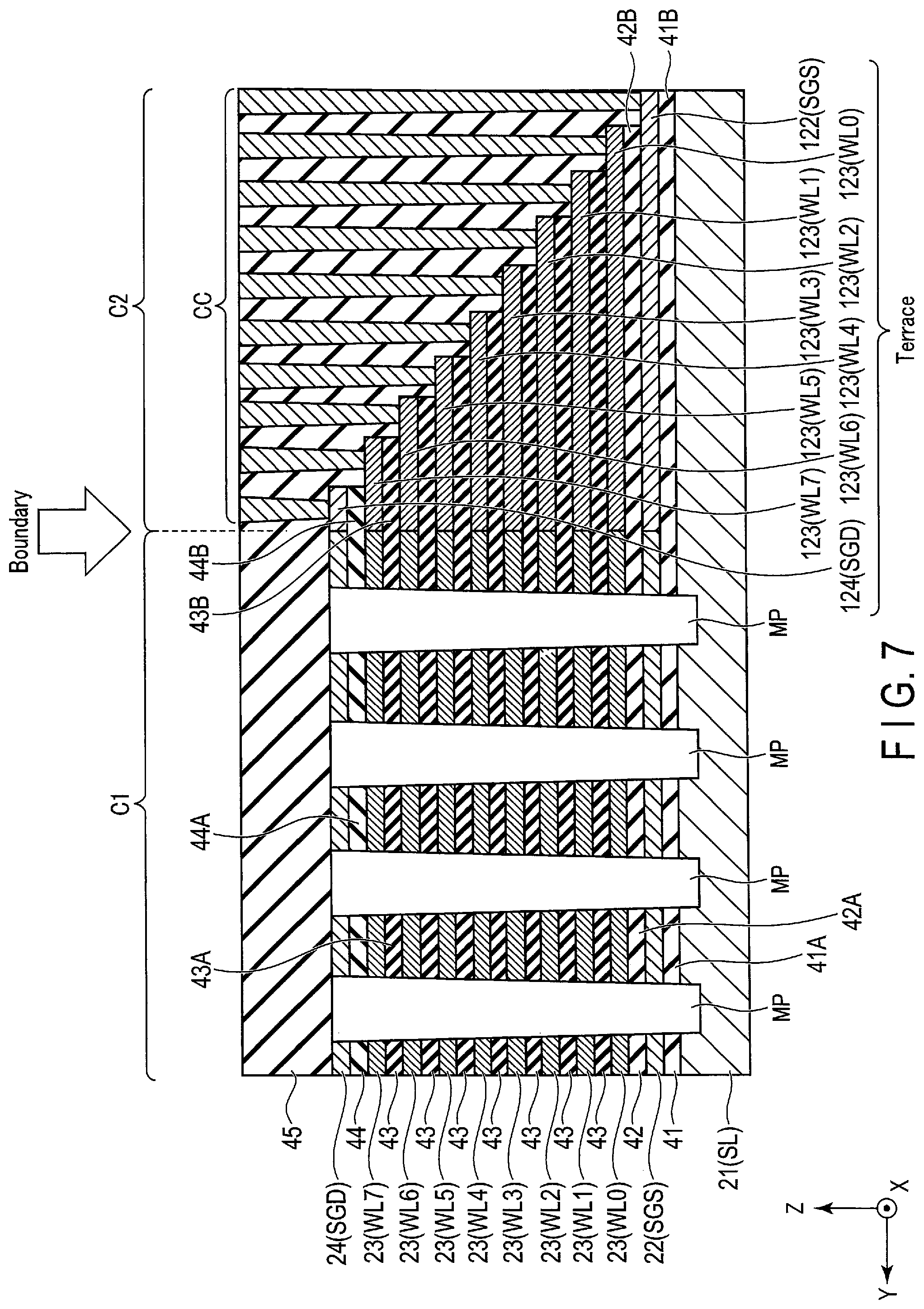 Patent US12327787 Figure 7 – Semiconductor memory device