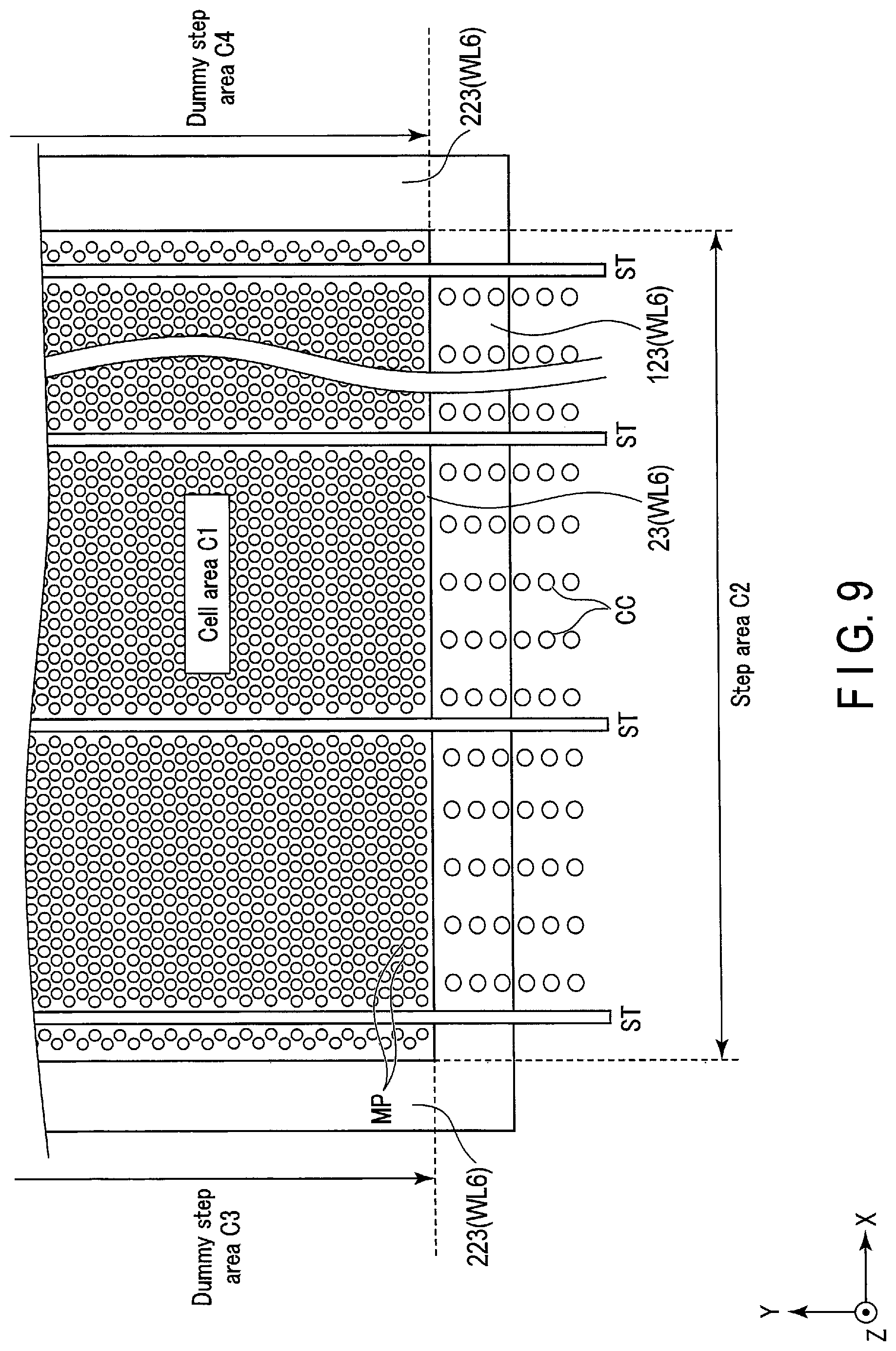 Patent US12327787 Figure 9 – Semiconductor memory device