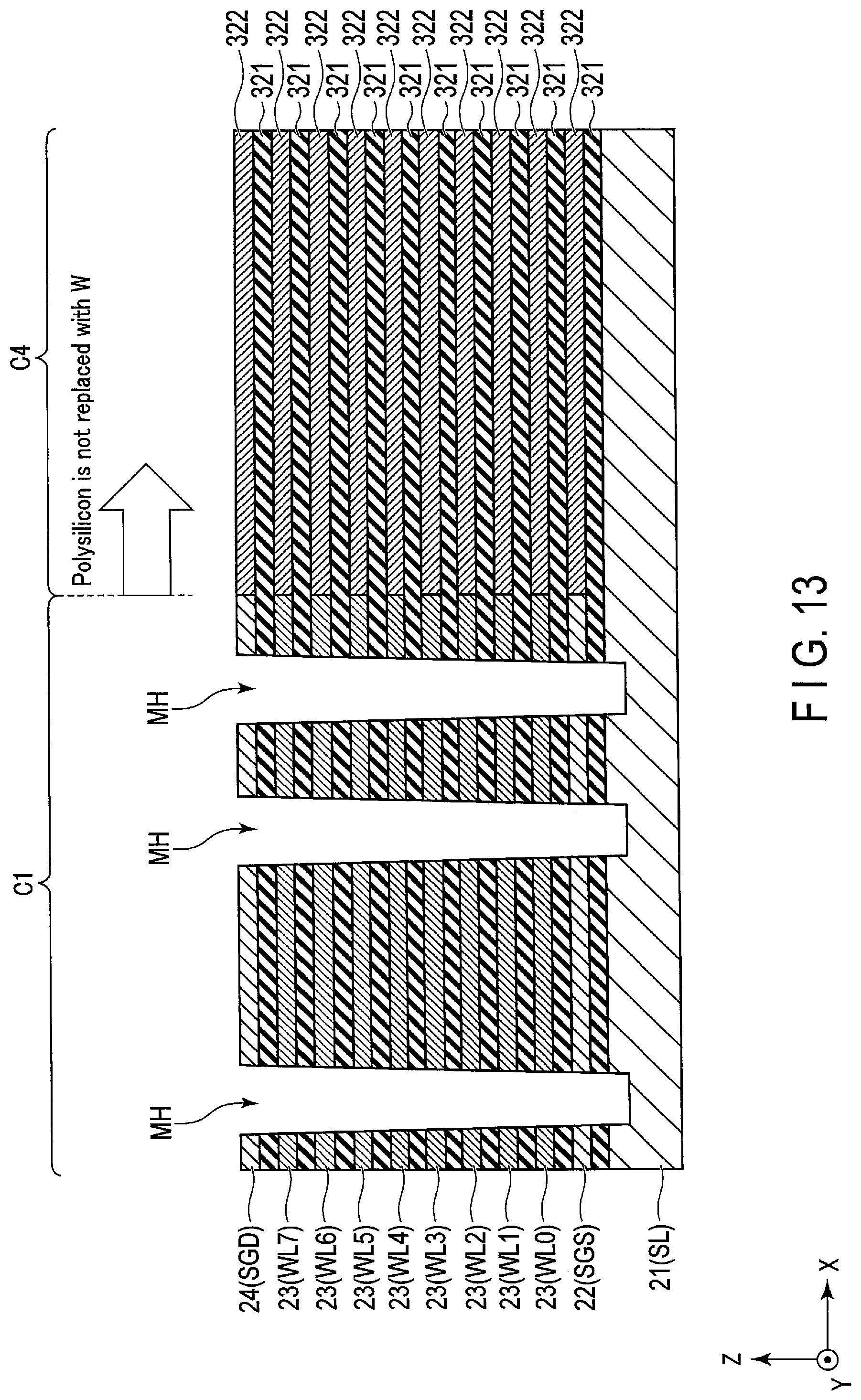 Patent US12327787 Figure 13 – Semiconductor memory device