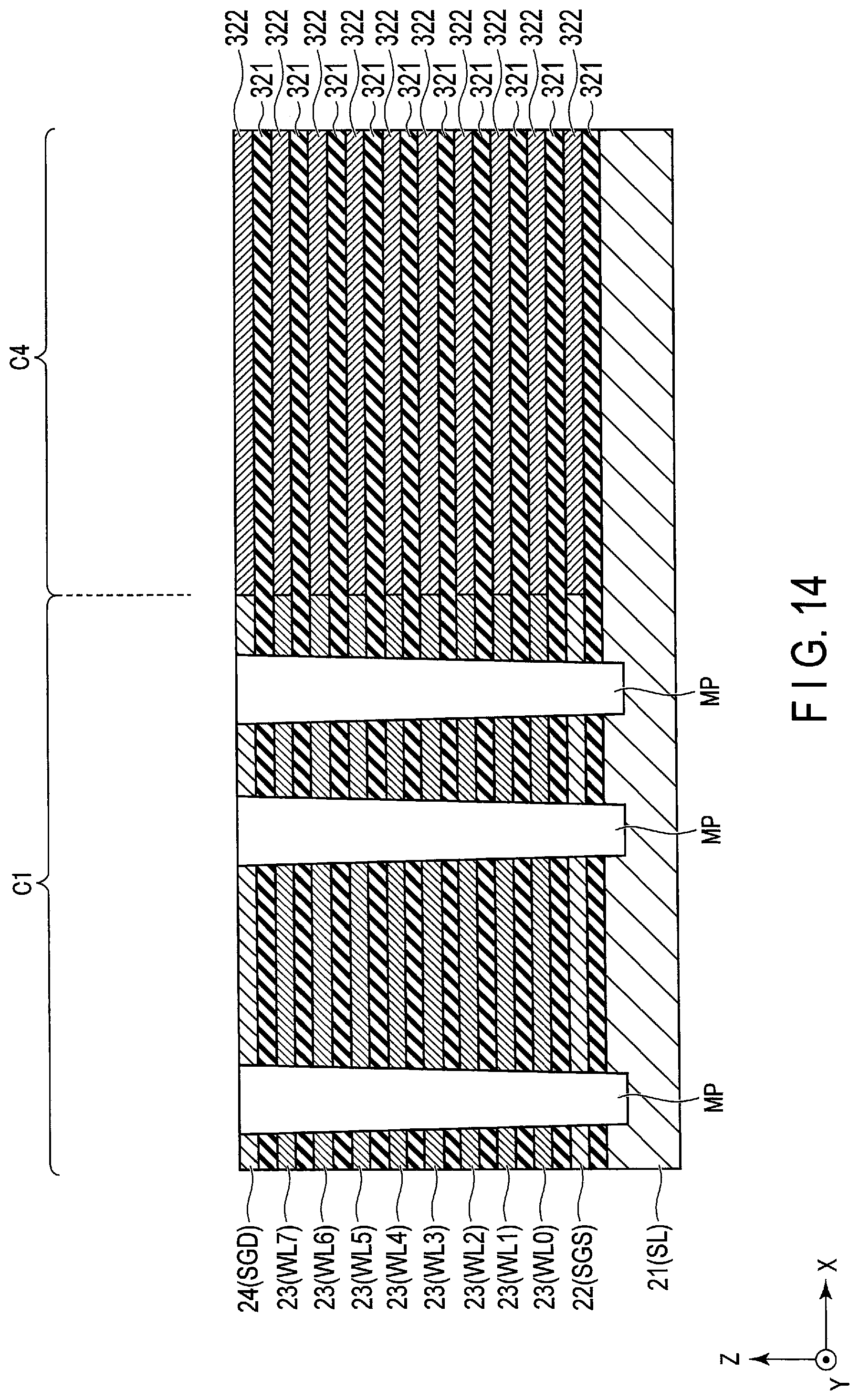 Patent US12327787 Figure 14 – Semiconductor memory device