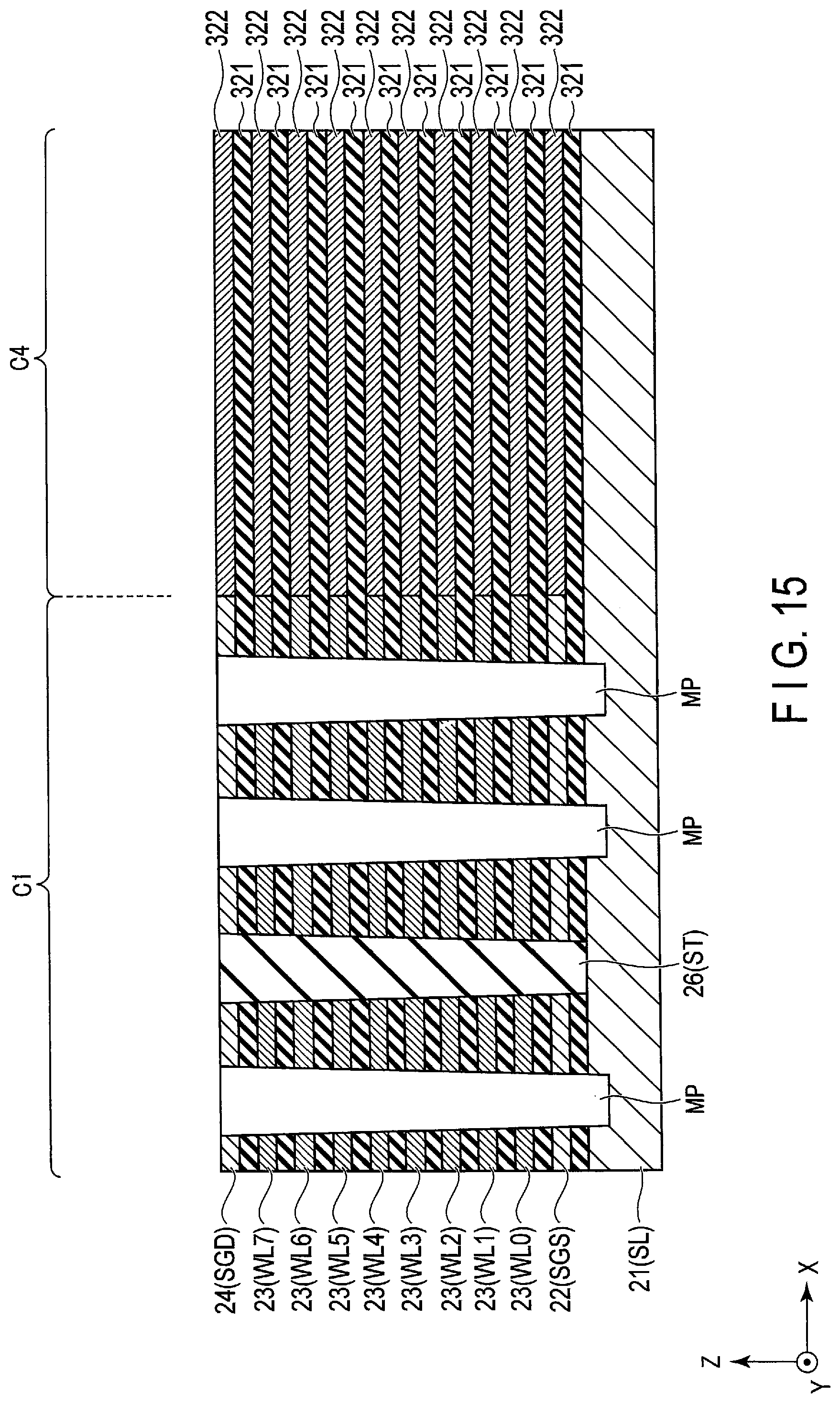 Patent US12327787 Figure 15 – Semiconductor memory device