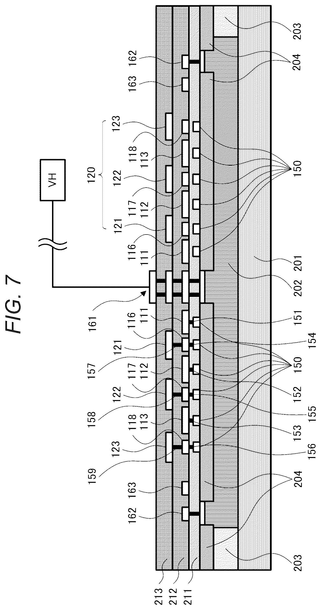Patent US12327789 Figure 7 – Semiconductor device
