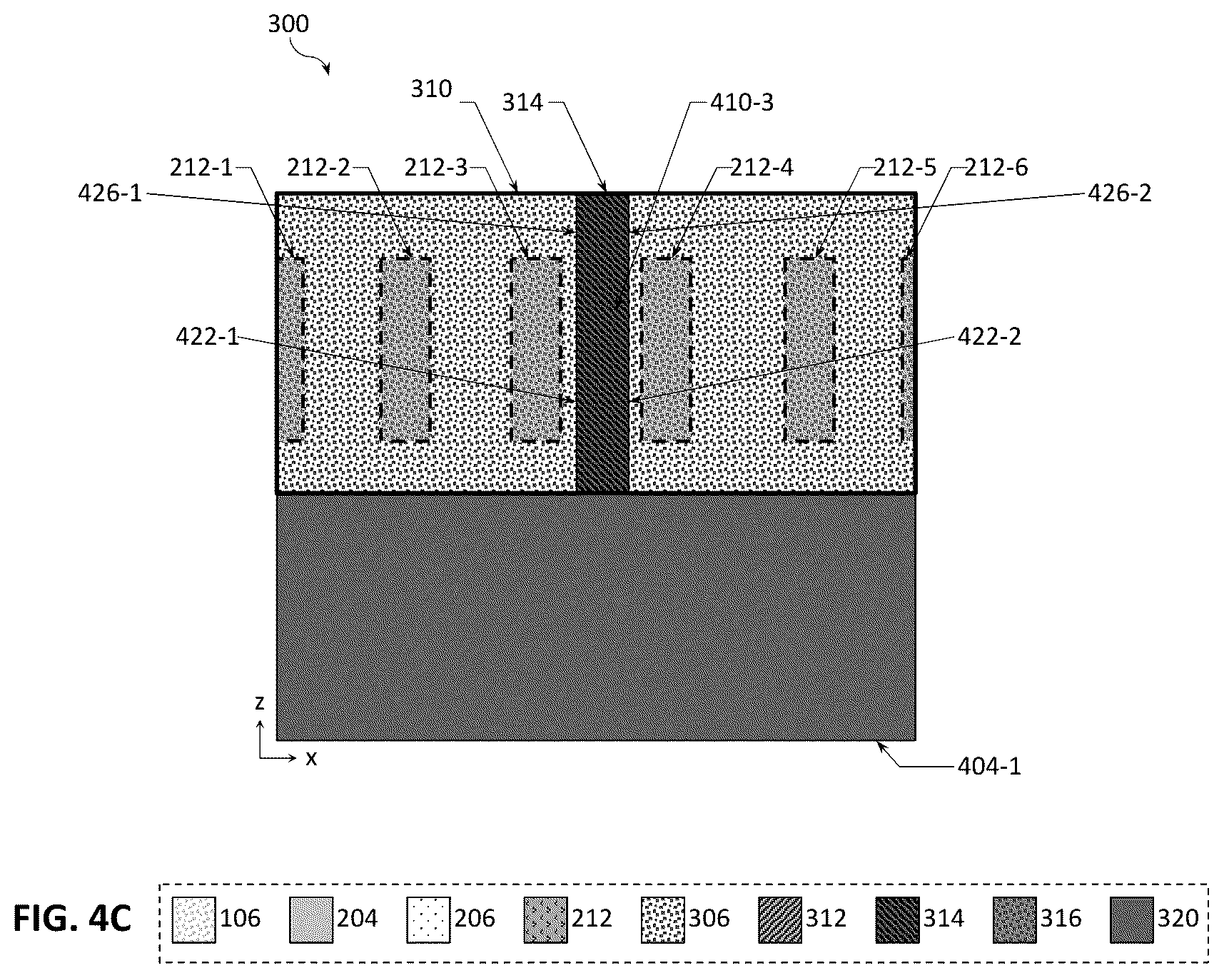 Patent US12327791 Figure 6 – Integrated circuit structures with gate cuts above buried power rails