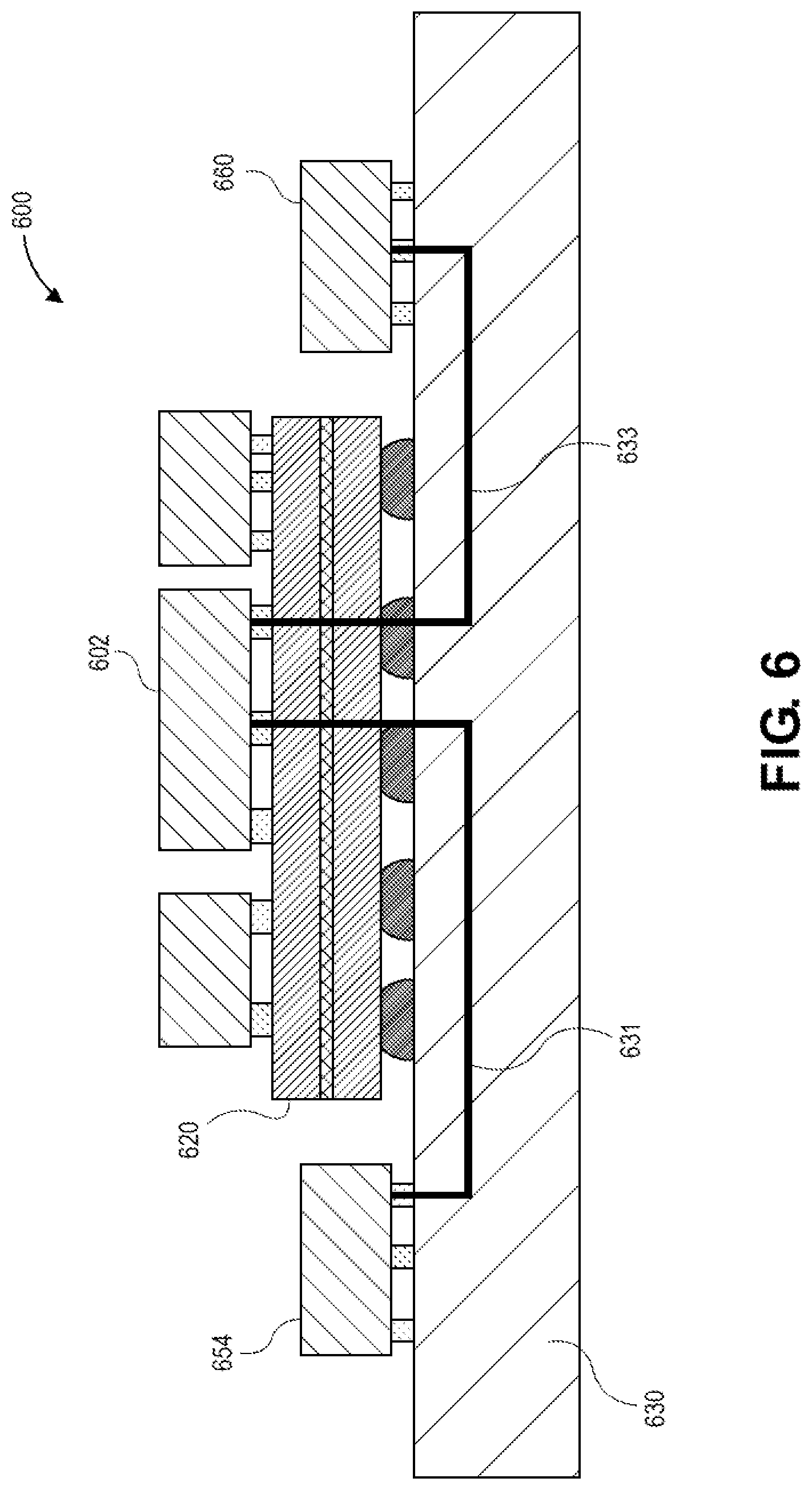 Patent US12327794 Figure 7 – Die coupling using a substrate with a glass core