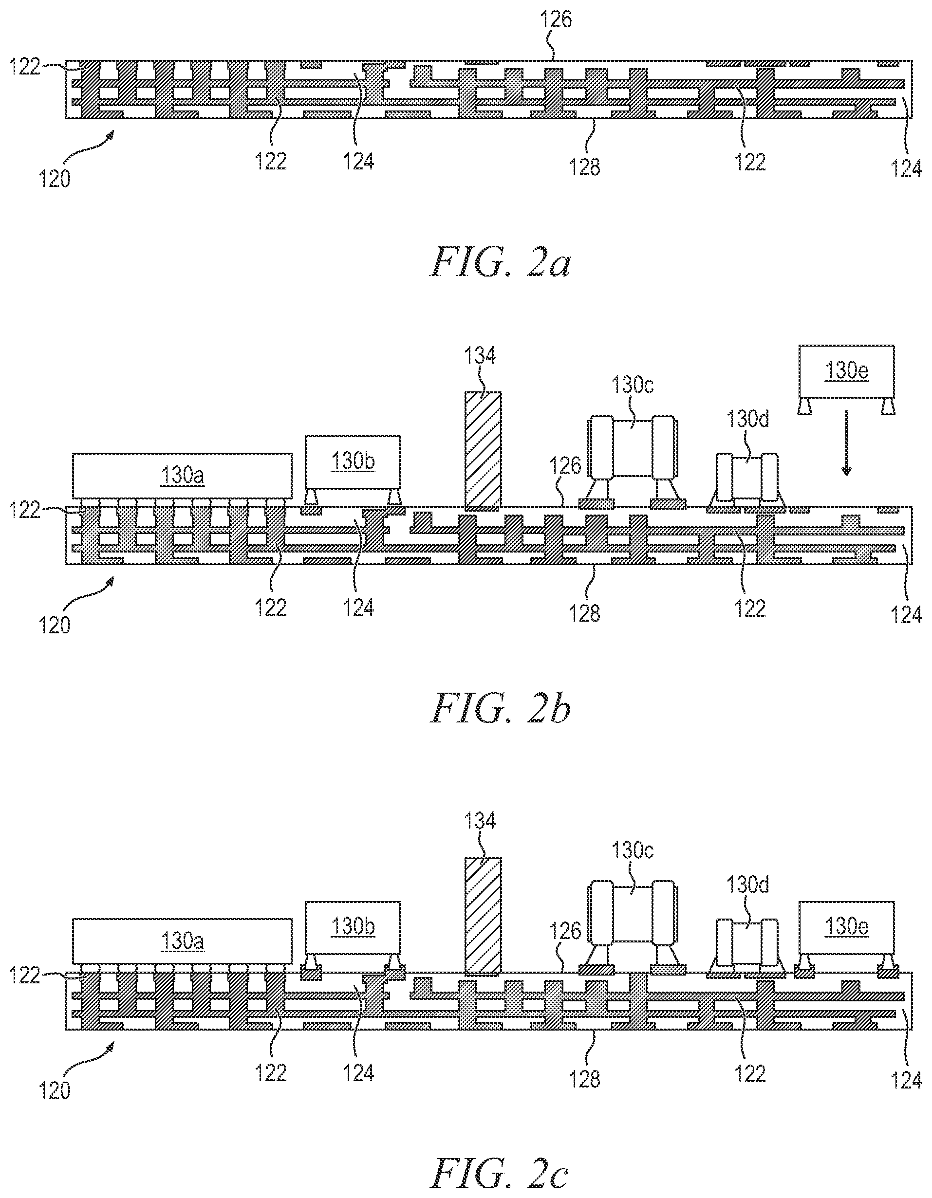 Patent US12327799 Figure 2 – Semiconductor device and method of forming multi-layer shielding structure with layers of ferromagnetic material, protective material, laminate material or conductive material over the semiconductor device