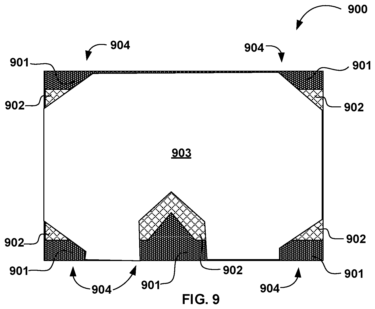 Patent US12327801 Figure 5 – Robust mold integrated substrate