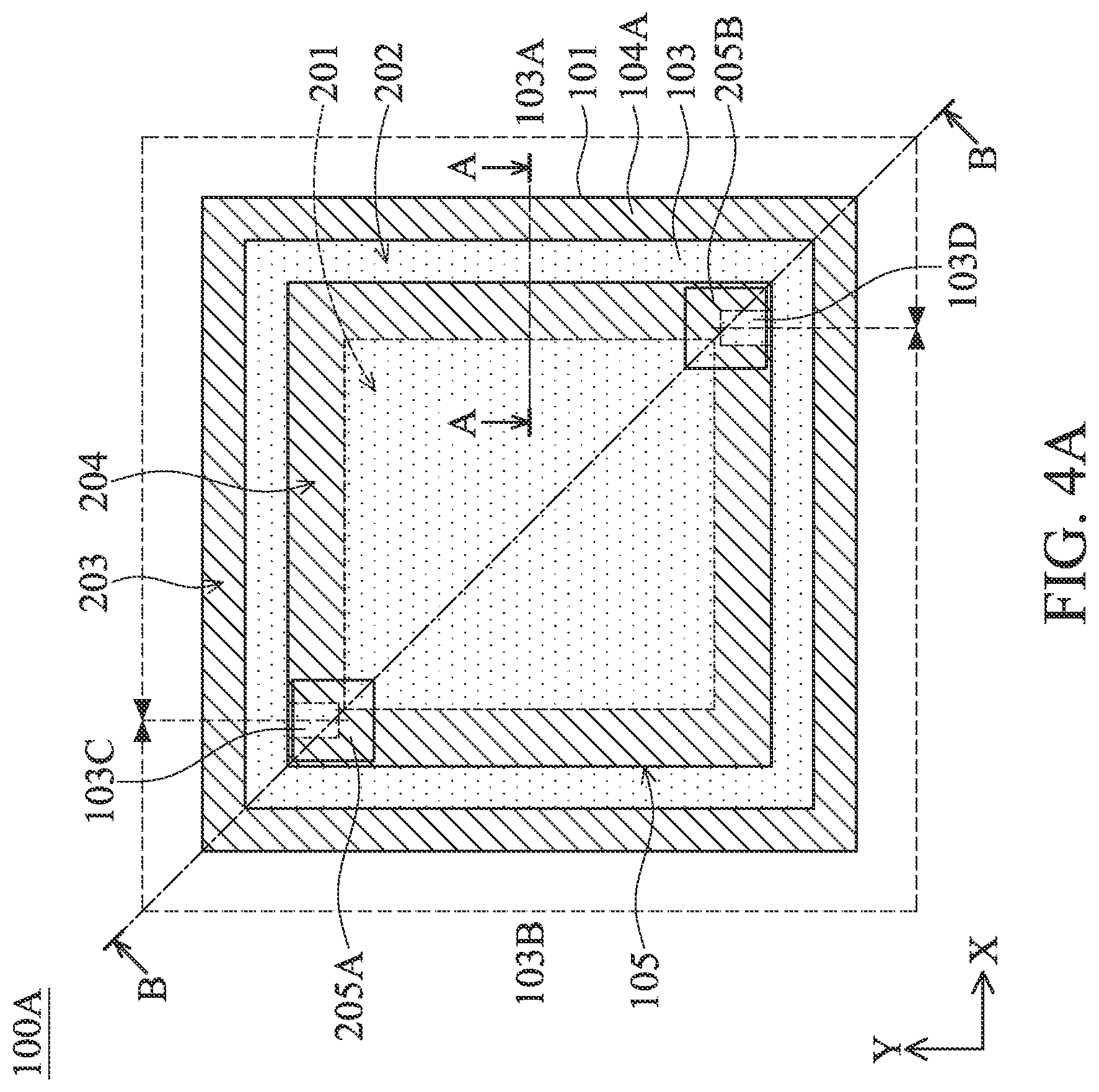 Patent US12327802 Figure 7 – Semiconductor structure for die crack detection