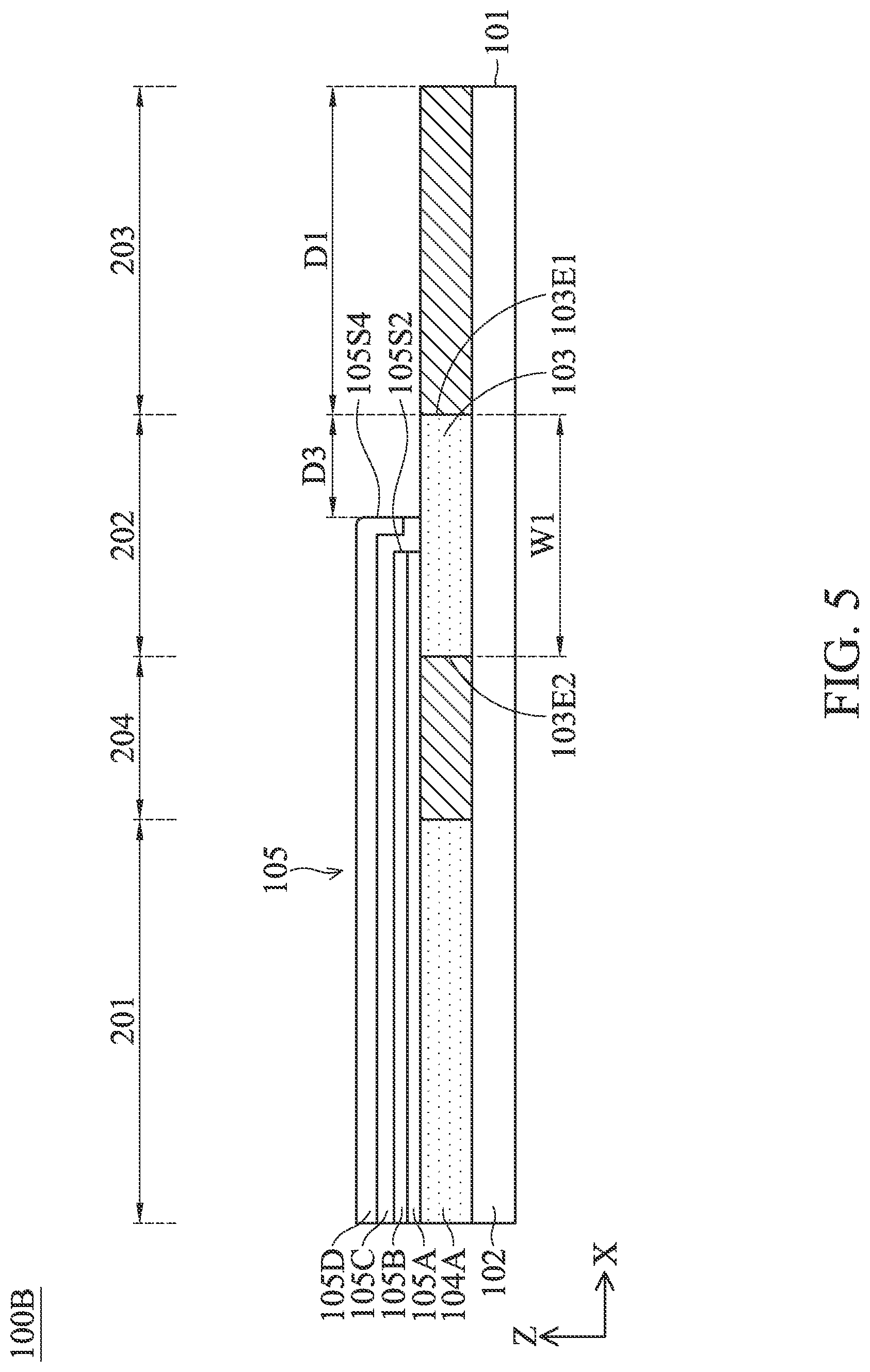 Patent US12327802 Figure 11 – Semiconductor structure for die crack detection