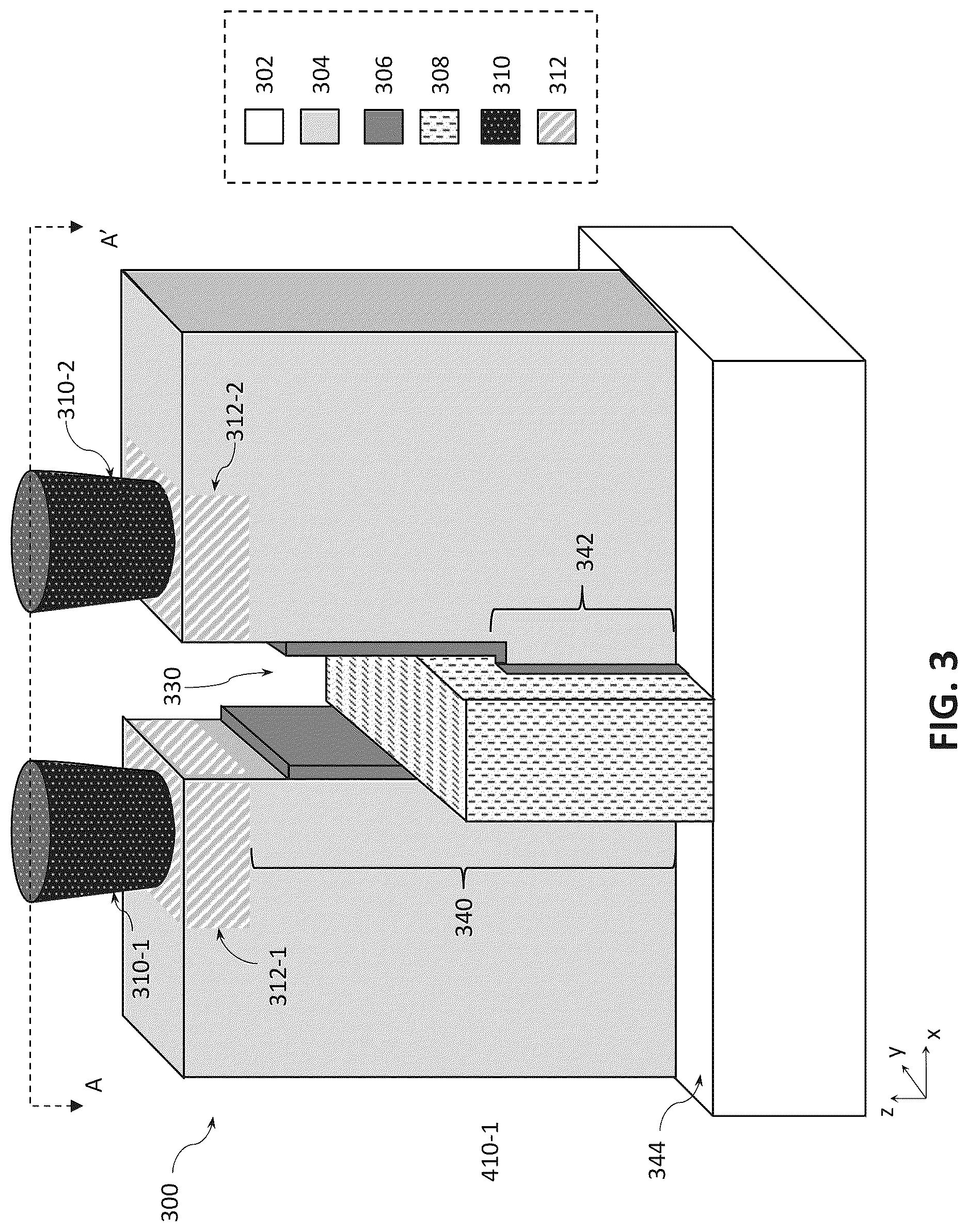 Patent US12327809 Figure 3 – Vertically stacked and bonded memory arrays