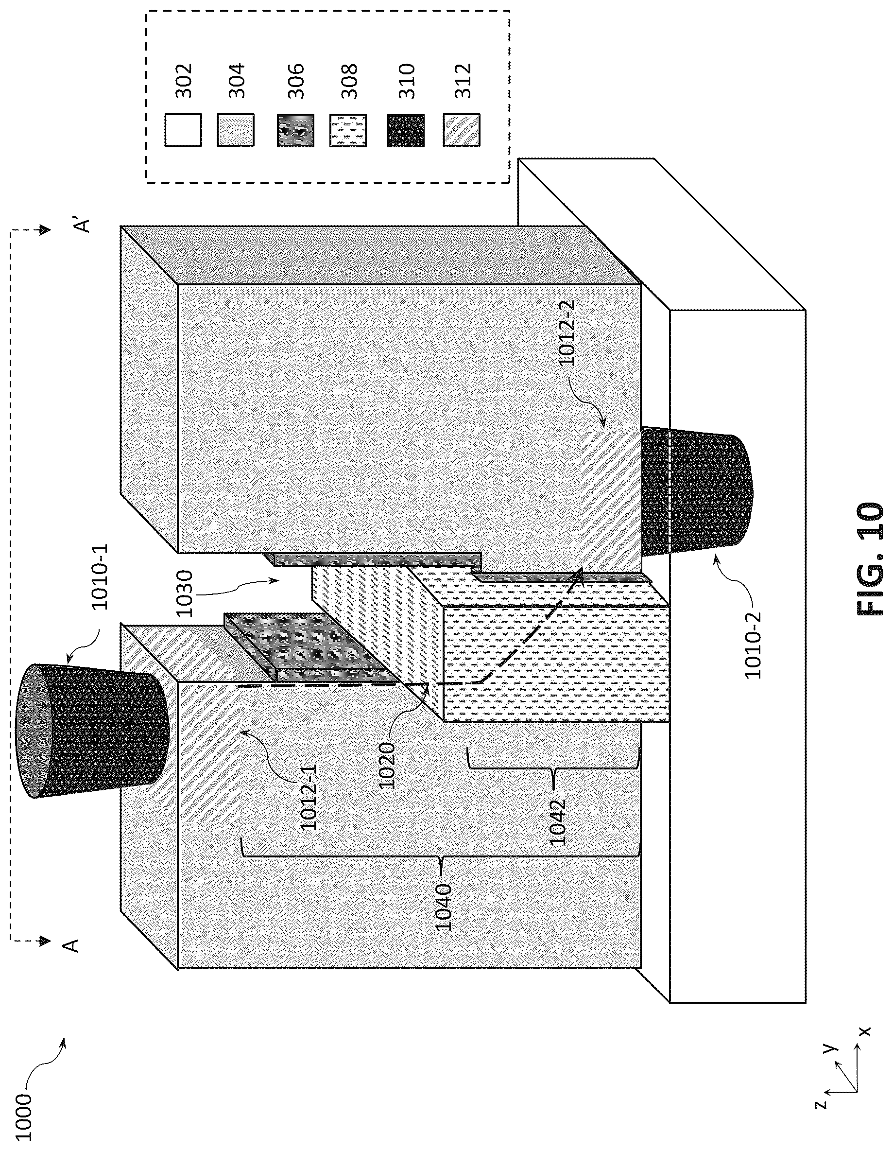 Patent US12327809 Figure 9 – Vertically stacked and bonded memory arrays