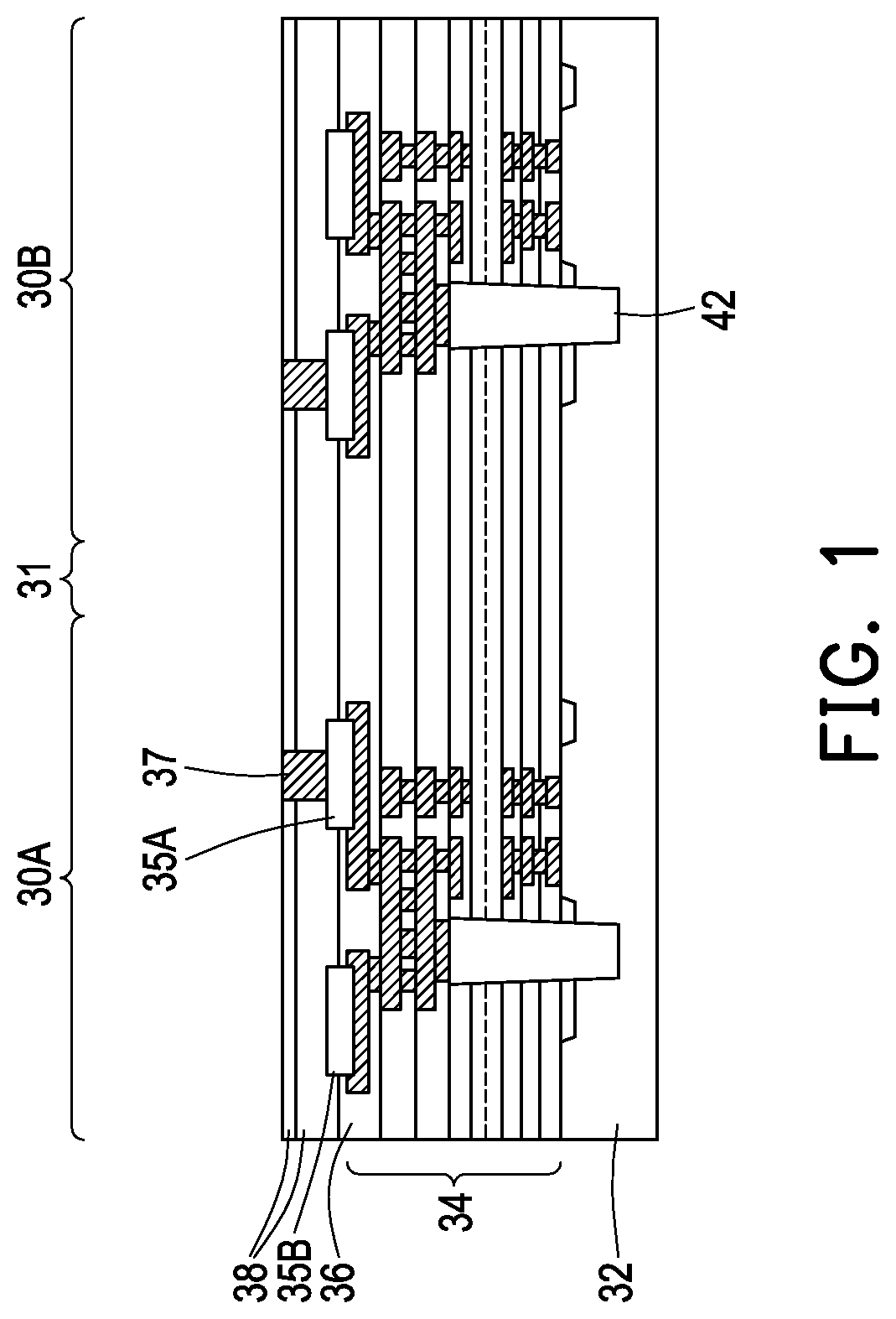 Patent US12327815 Figure 1 – Integrated circuit package and method of forming the same