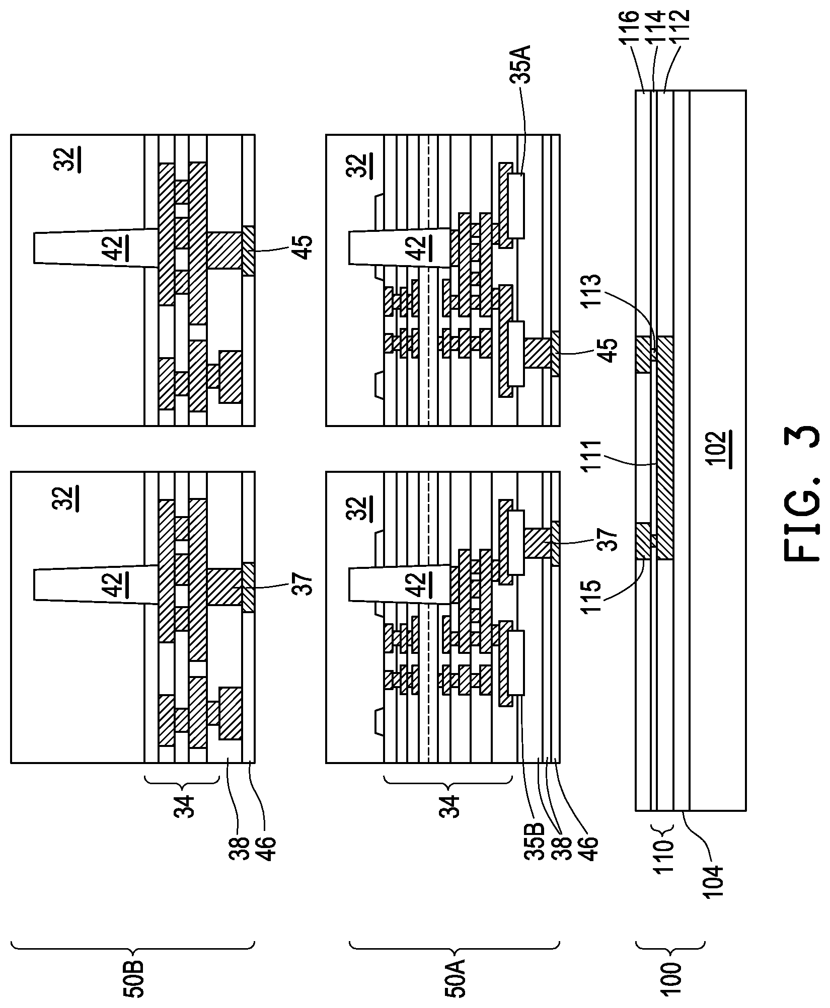 Patent US12327815 Figure 3 – Integrated circuit package and method of forming the same