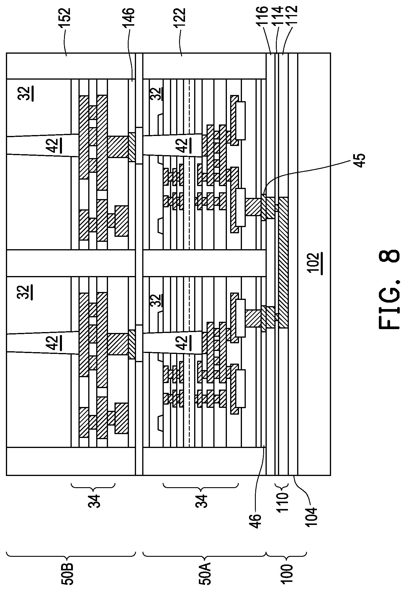 Patent US12327815 Figure 8 – Integrated circuit package and method of forming the same