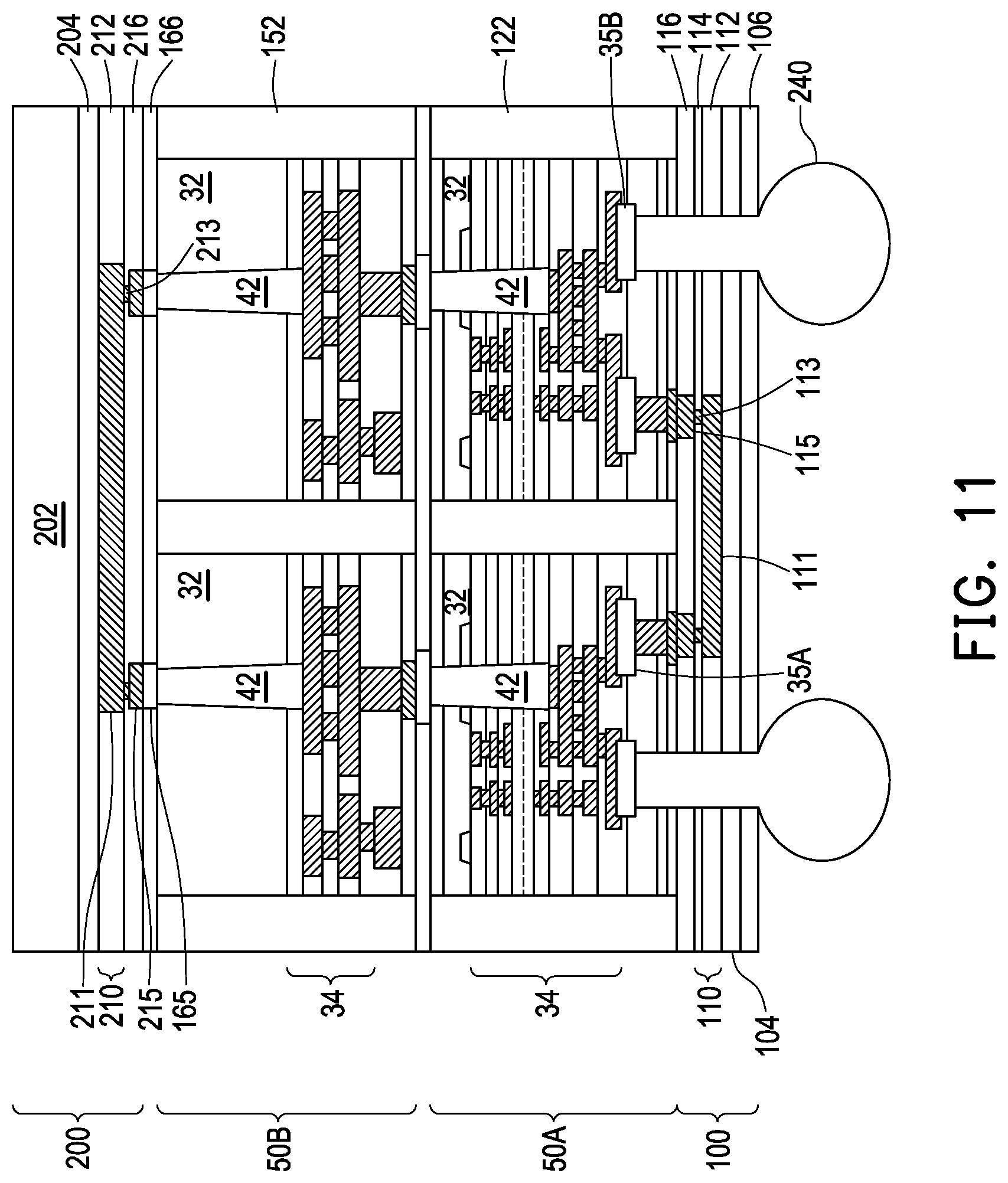 Patent US12327815 Figure 11 – Integrated circuit package and method of forming the same