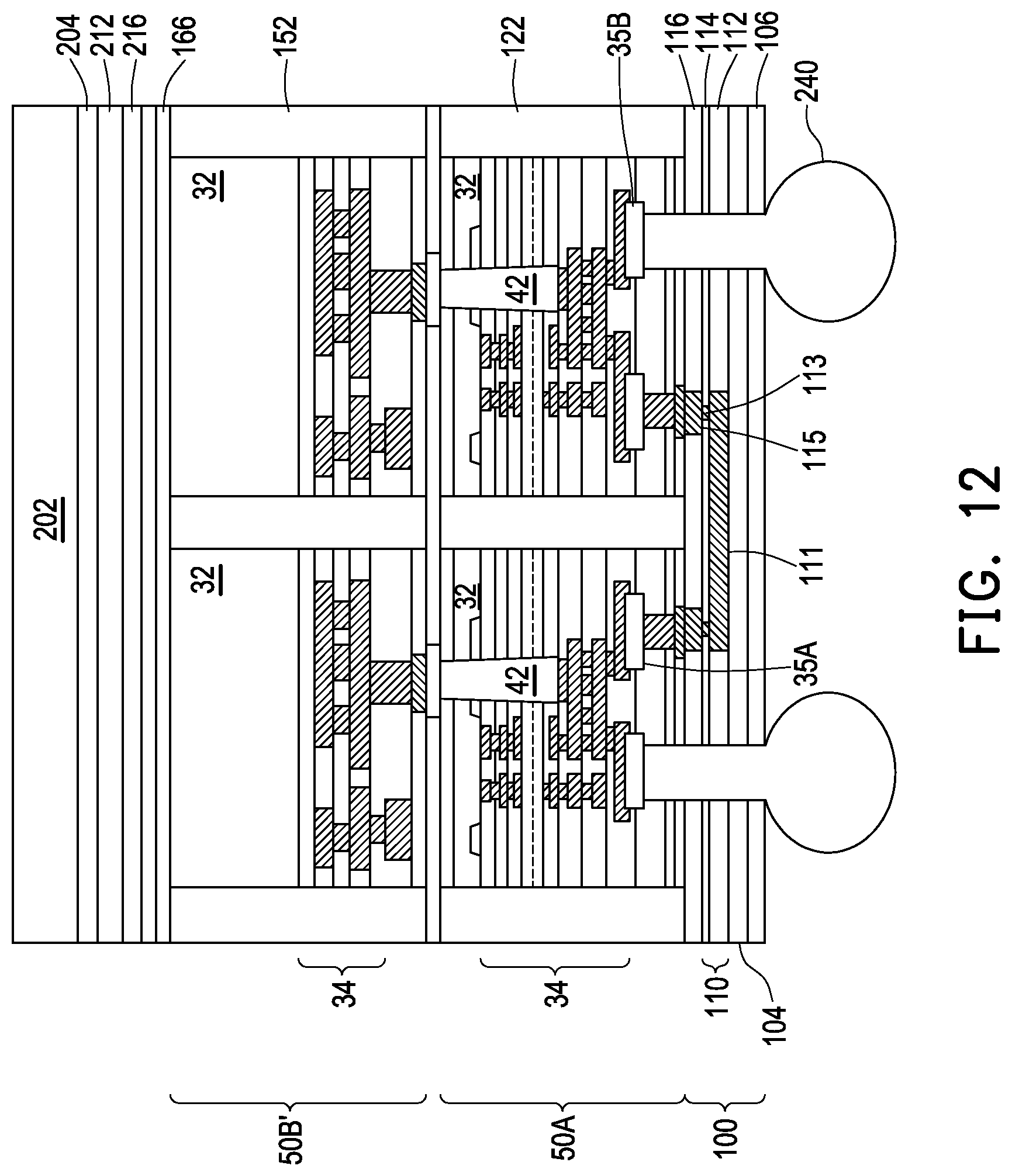 Patent US12327815 Figure 12 – Integrated circuit package and method of forming the same