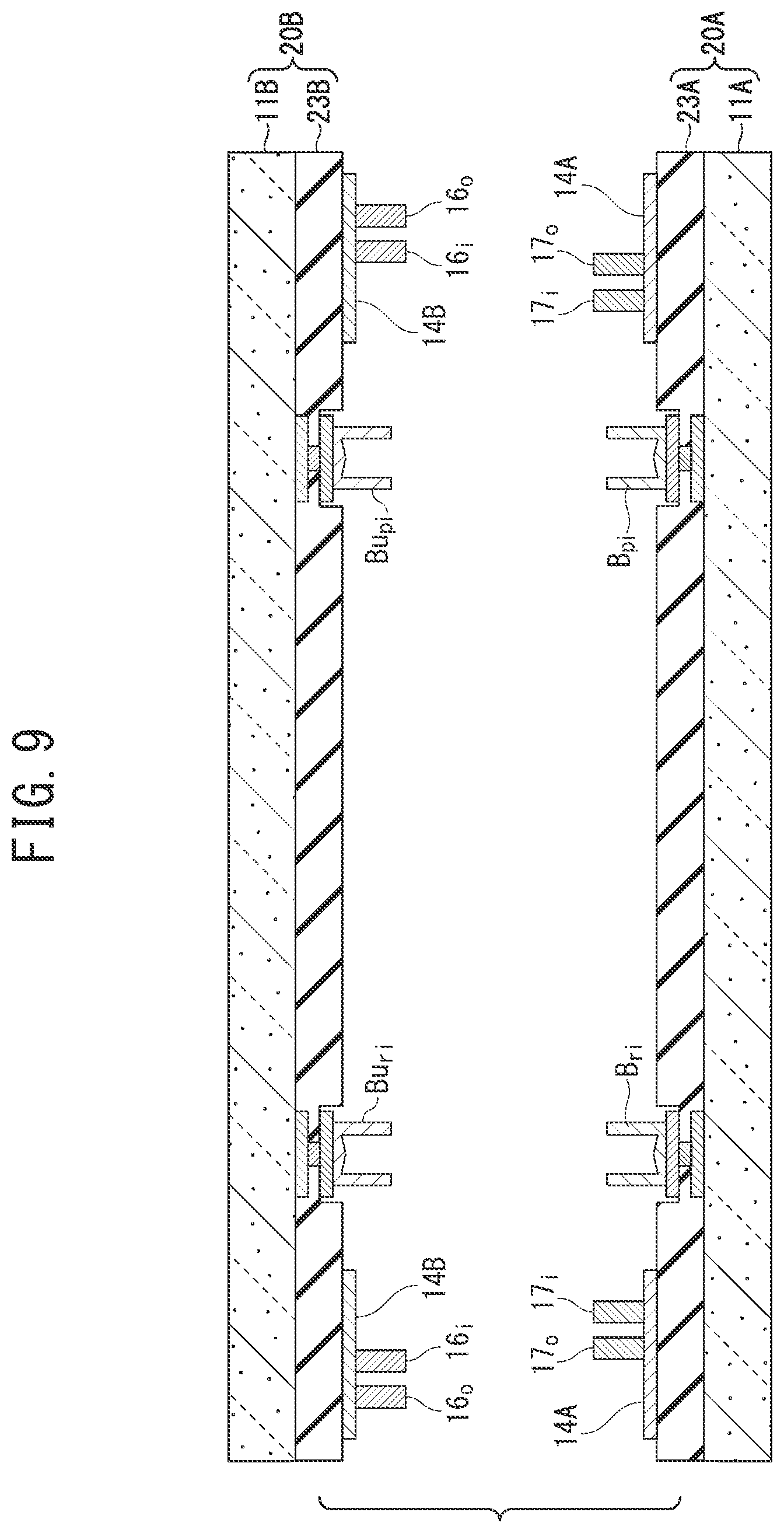 Patent US12327818 Figure 8 – Stacked semiconductor device