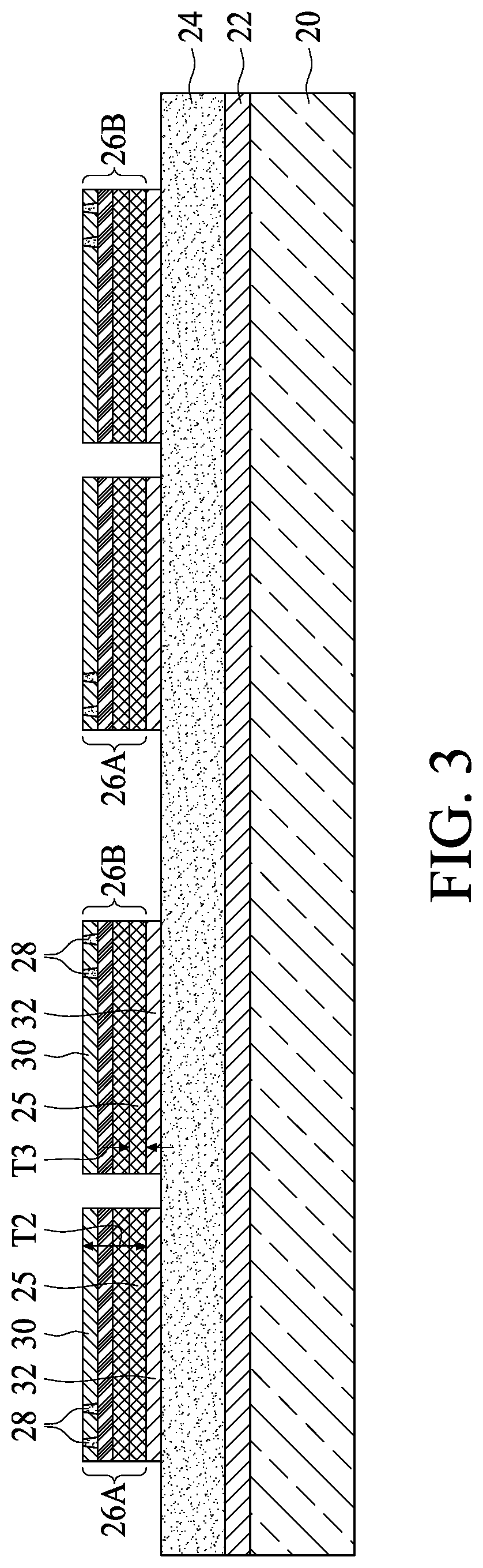 Patent US12327819 Figure 3 – Devices employing thermal and mechanical enhanced layers and methods of forming same