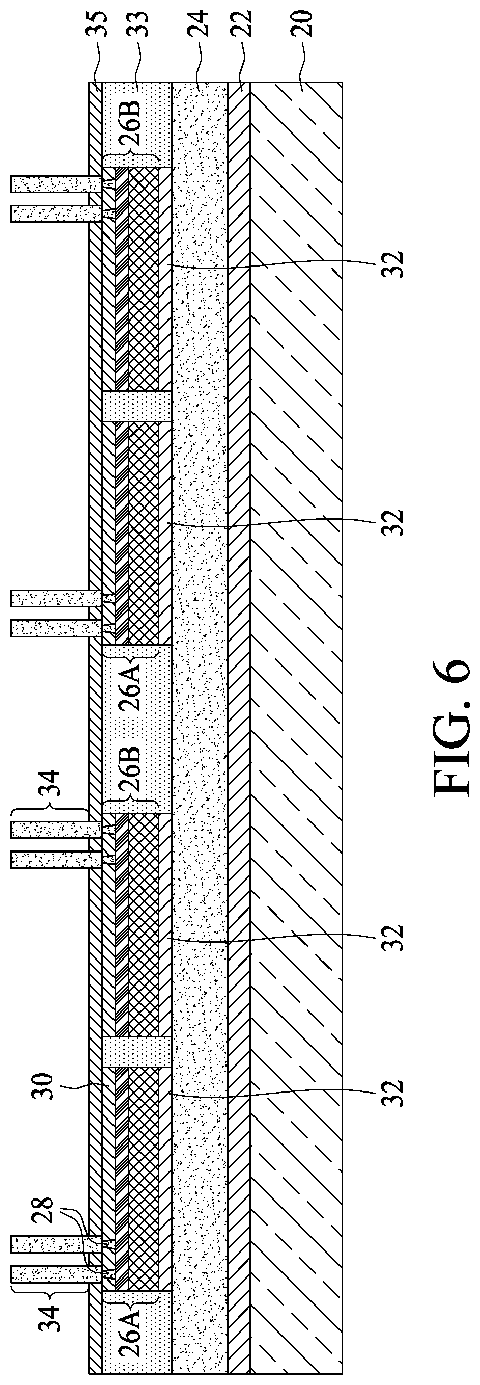 Patent US12327819 Figure 6 – Devices employing thermal and mechanical enhanced layers and methods of forming same