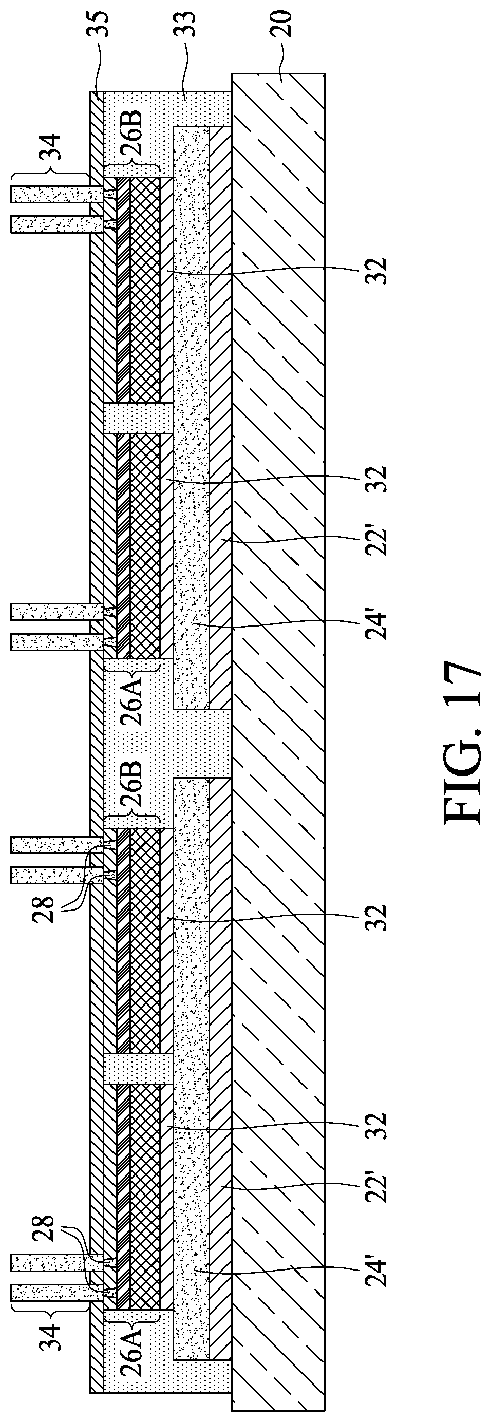 Patent US12327819 Figure 18 – Devices employing thermal and mechanical enhanced layers and methods of forming same