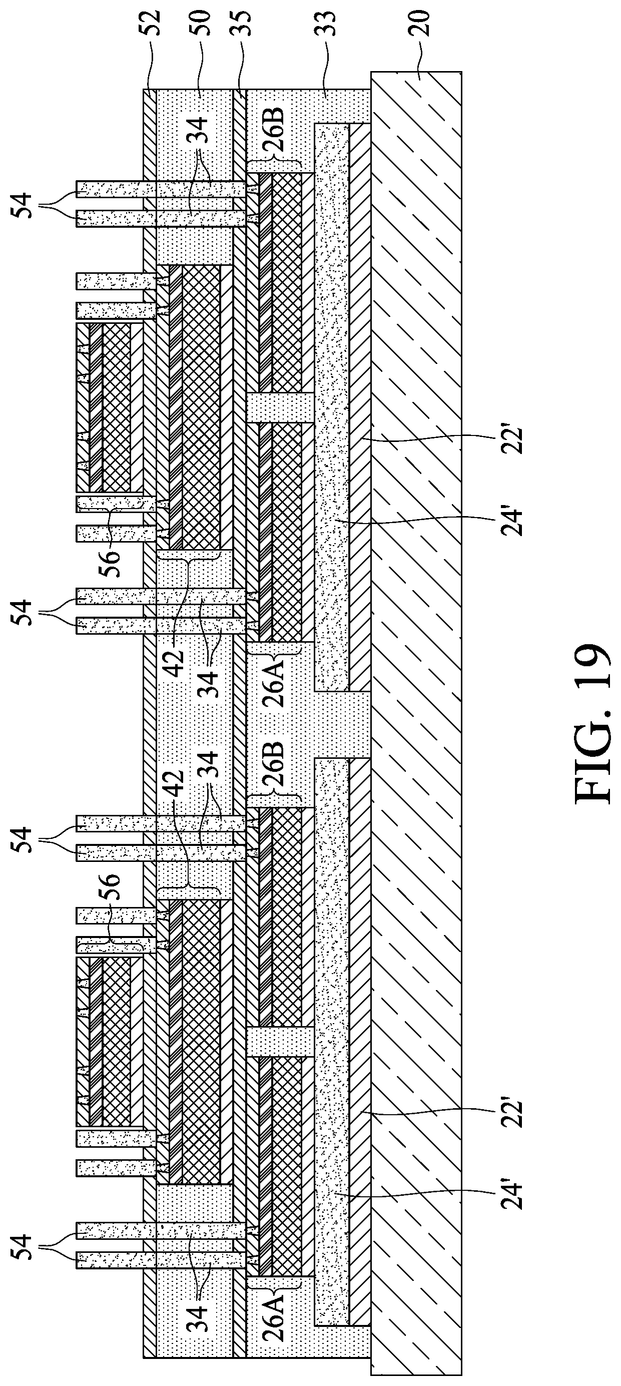 Patent US12327819 Figure 20 – Devices employing thermal and mechanical enhanced layers and methods of forming same