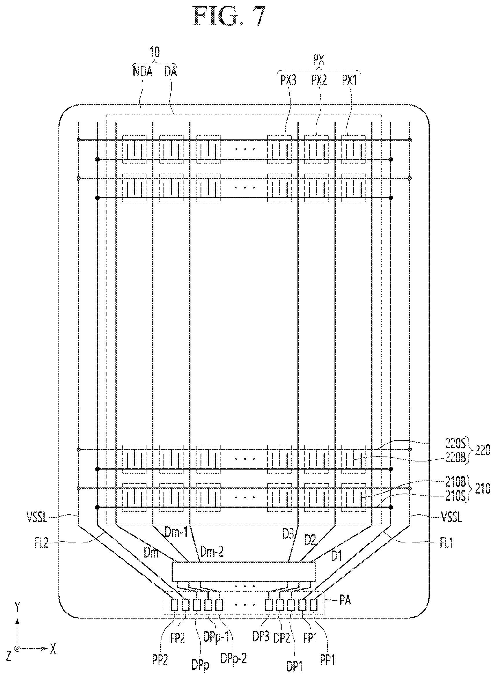 Patent US12327822 Figure 6 – Micro-LED display device including holes and wires configured to improve assembling efficiency