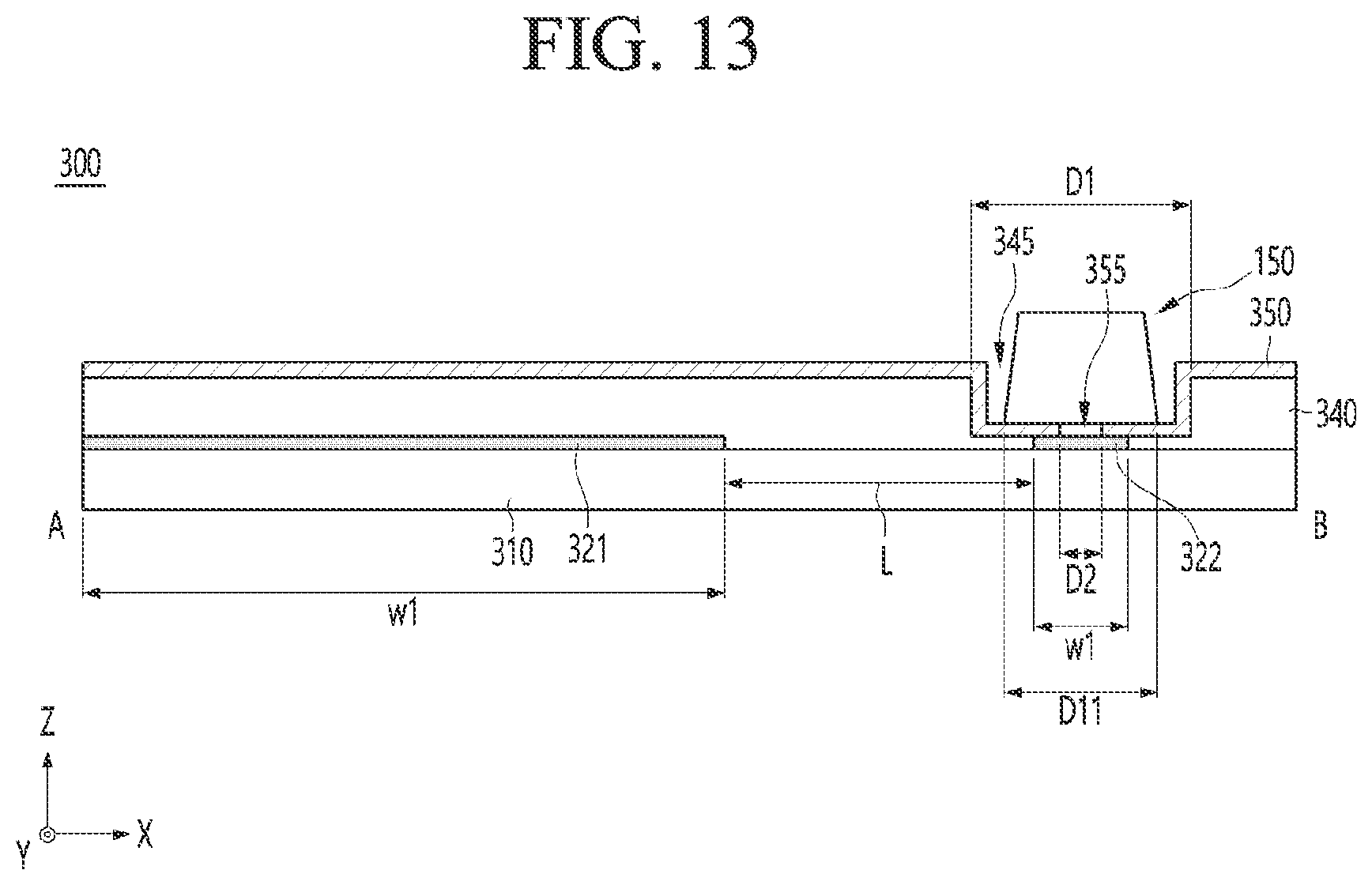 Patent US12327822 Figure 11 – Micro-LED display device including holes and wires configured to improve assembling efficiency