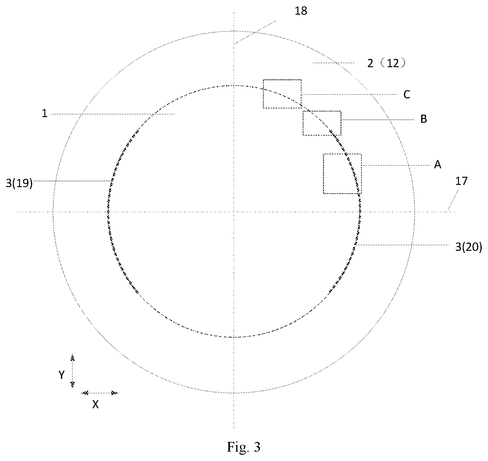 Patent US12327823 Figure 3 – Display panel and display device