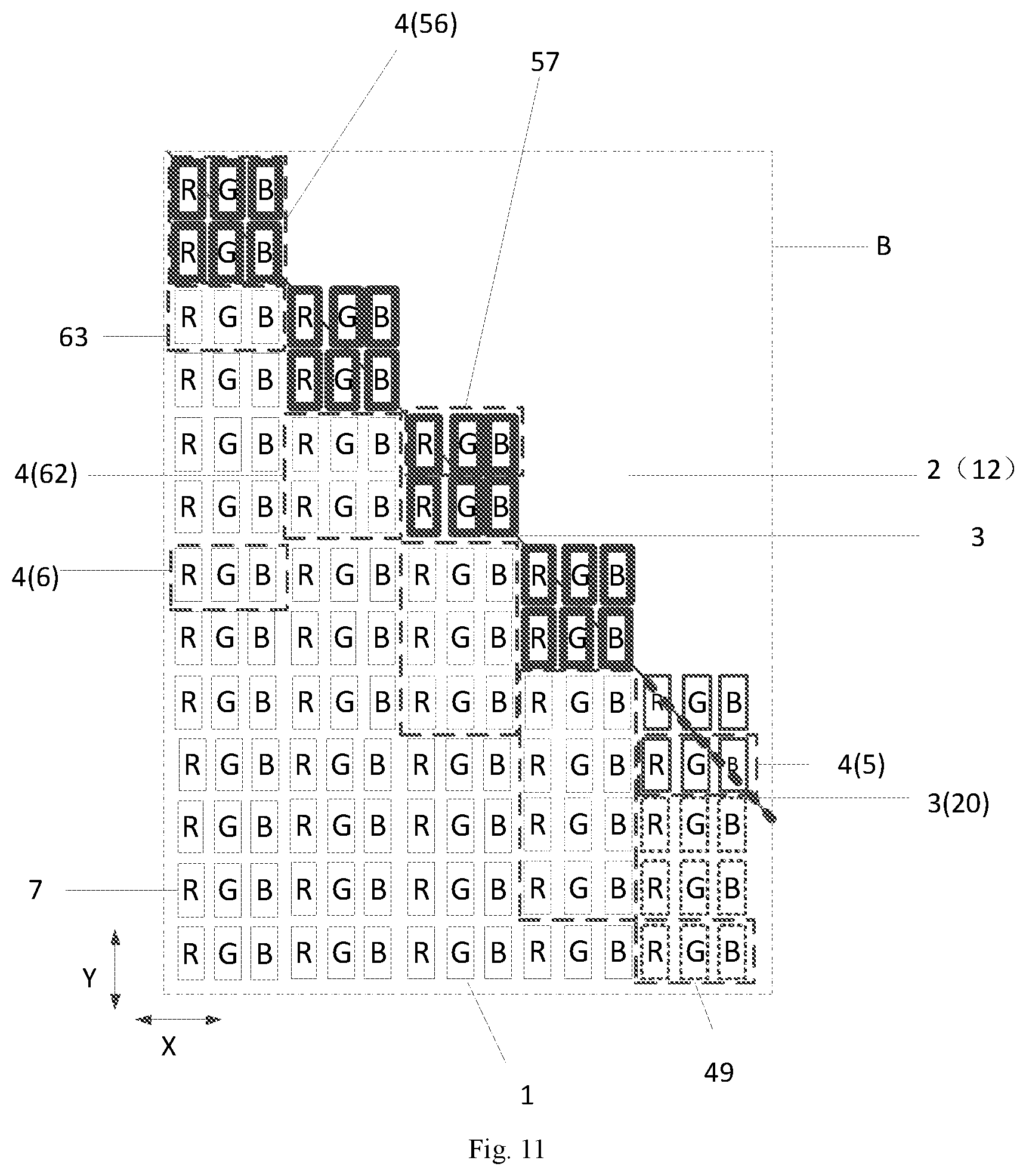 Patent US12327823 Figure 10 – Display panel and display device