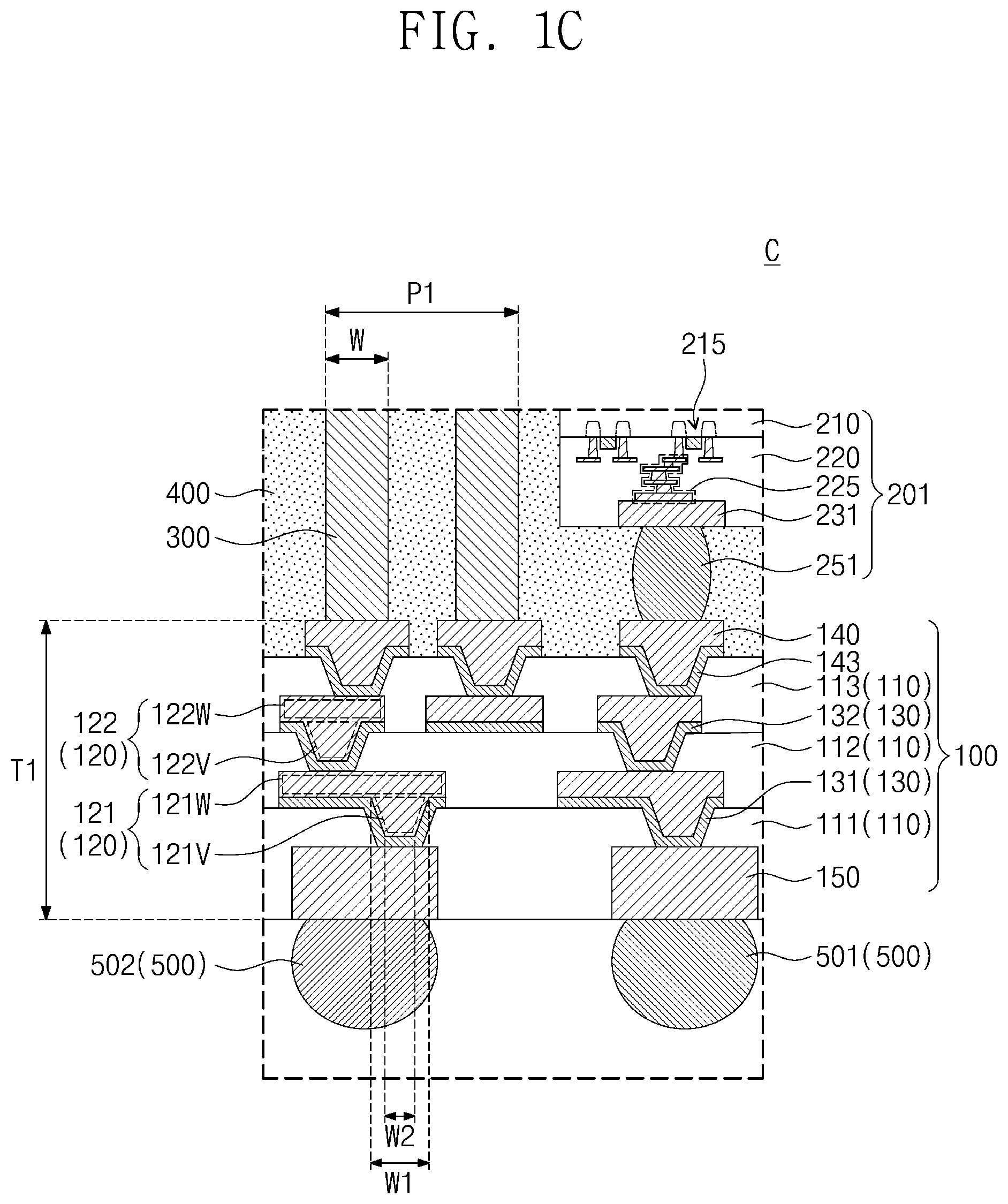 Patent US12327824 Figure 3 – Semiconductor package including redistribution substrate