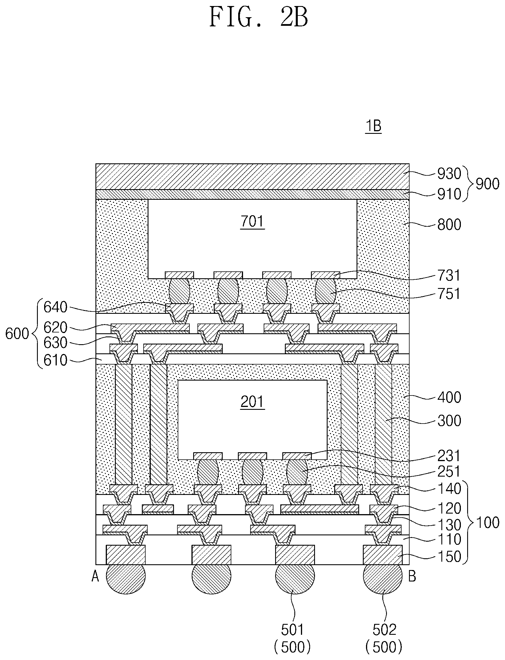 Patent US12327824 Figure 6 – Semiconductor package including redistribution substrate