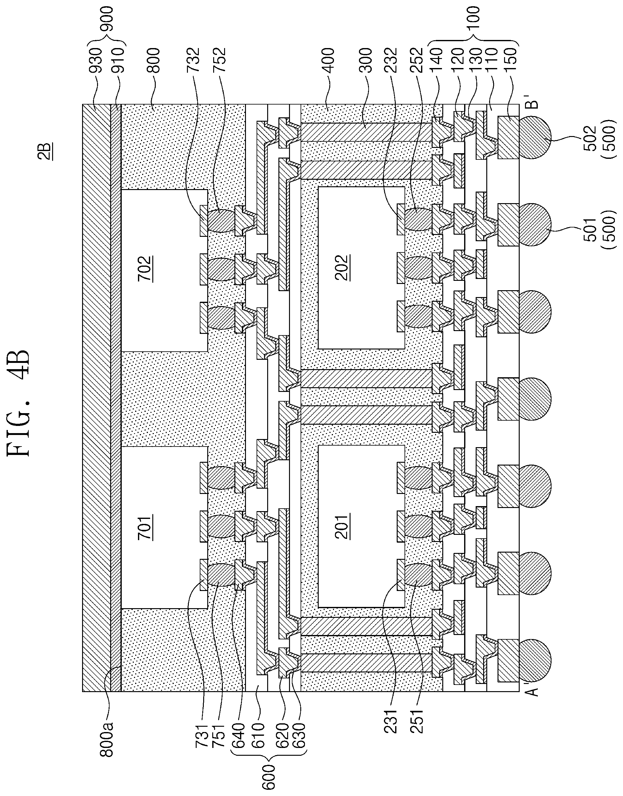 Patent US12327824 Figure 10 – Semiconductor package including redistribution substrate