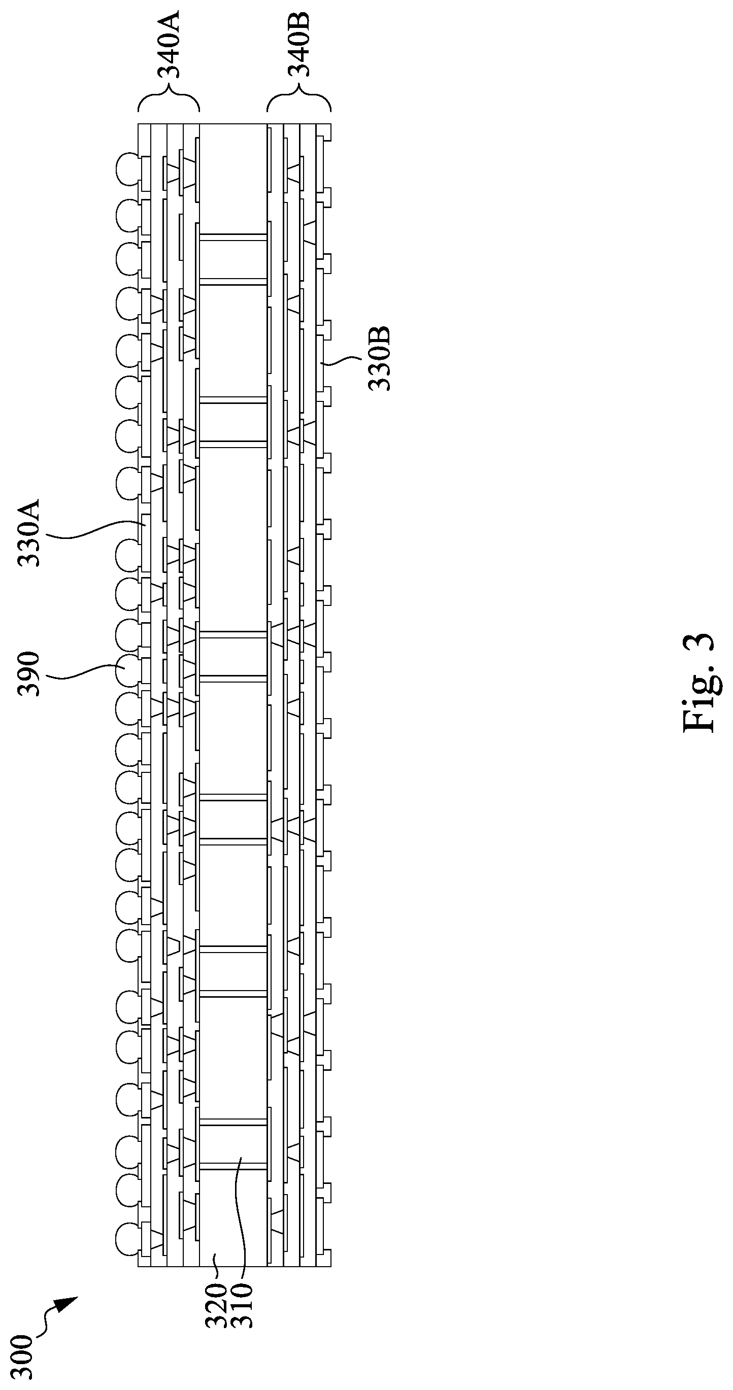 Patent US12327825 Figure 4 – Package structure and method of forming thereof
