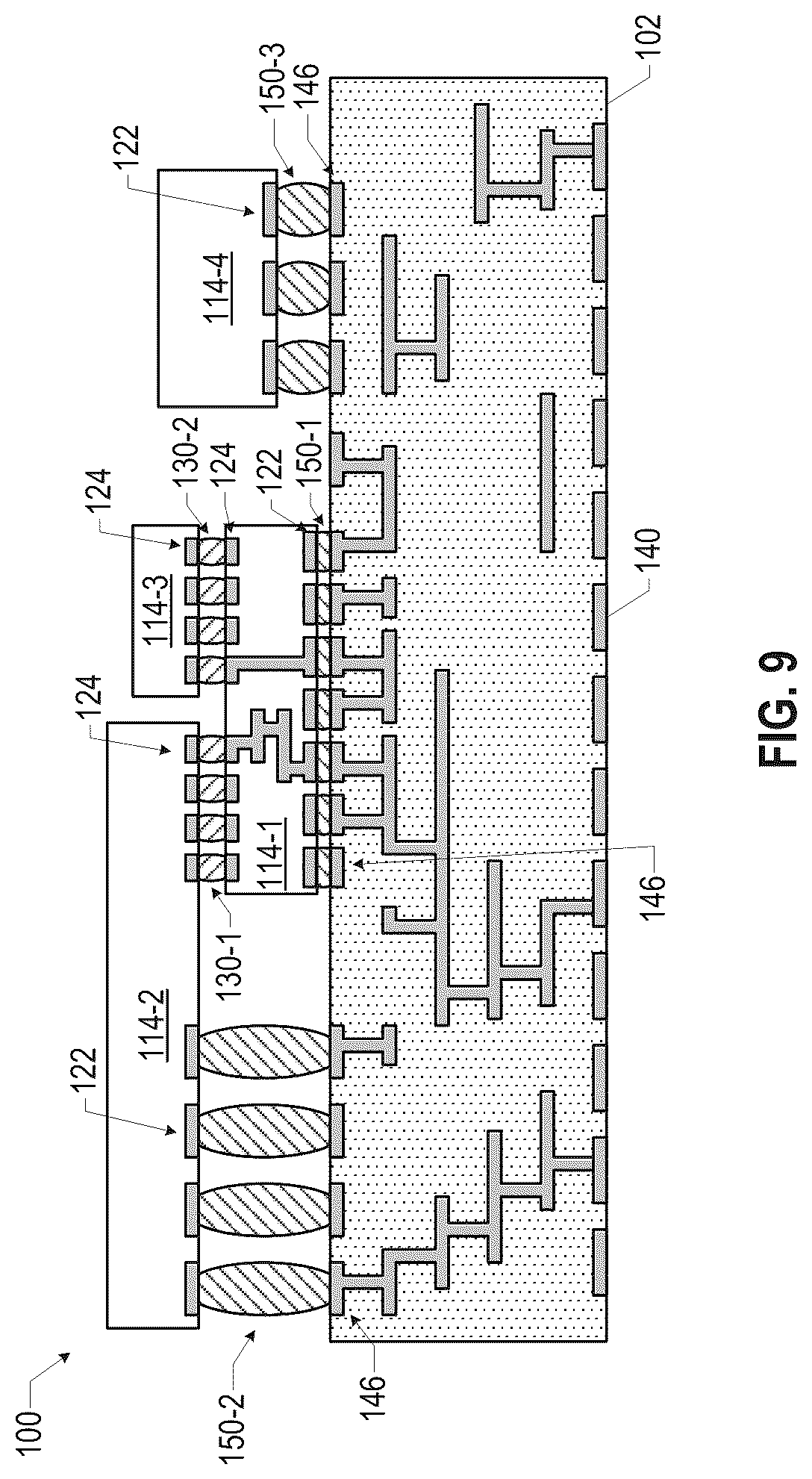 Patent US12327827 Figure 9 – Microelectronic assemblies
