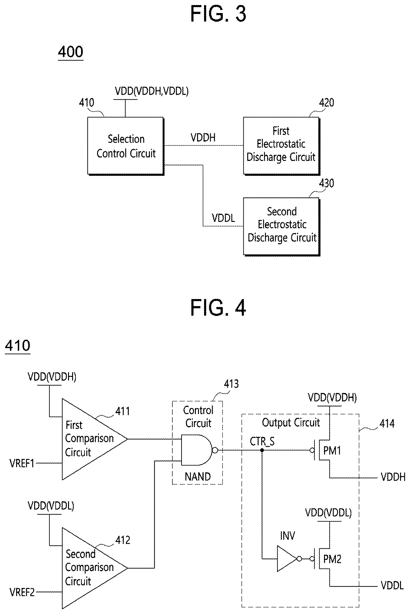 Patent US12327828 Figure 3 – Electrostatic discharge circuit and electrostatic discharge control system