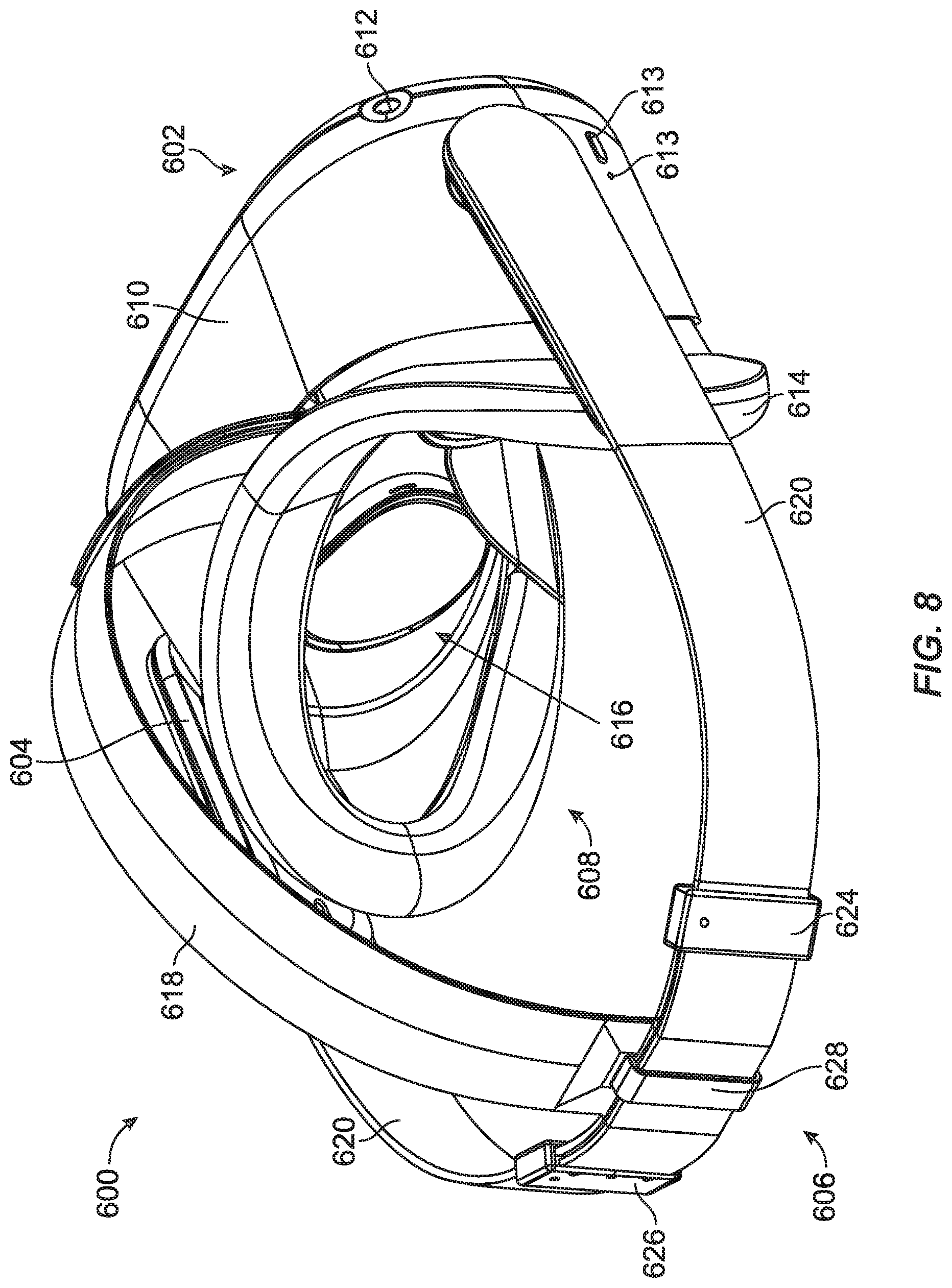 Patent US12327832 Figure 8 – Curved battery-pack devices and accessories