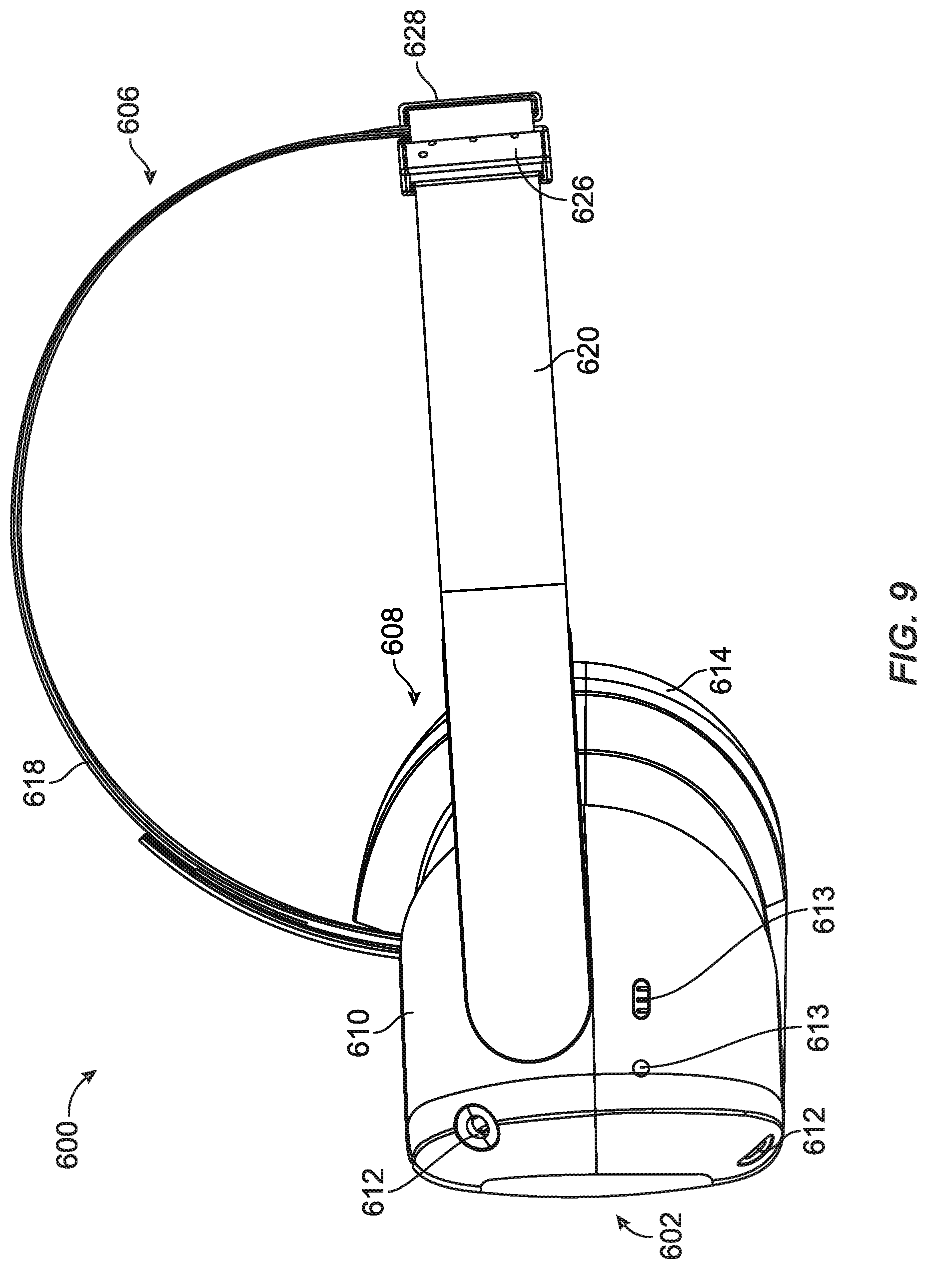 Patent US12327832 Figure 9 – Curved battery-pack devices and accessories